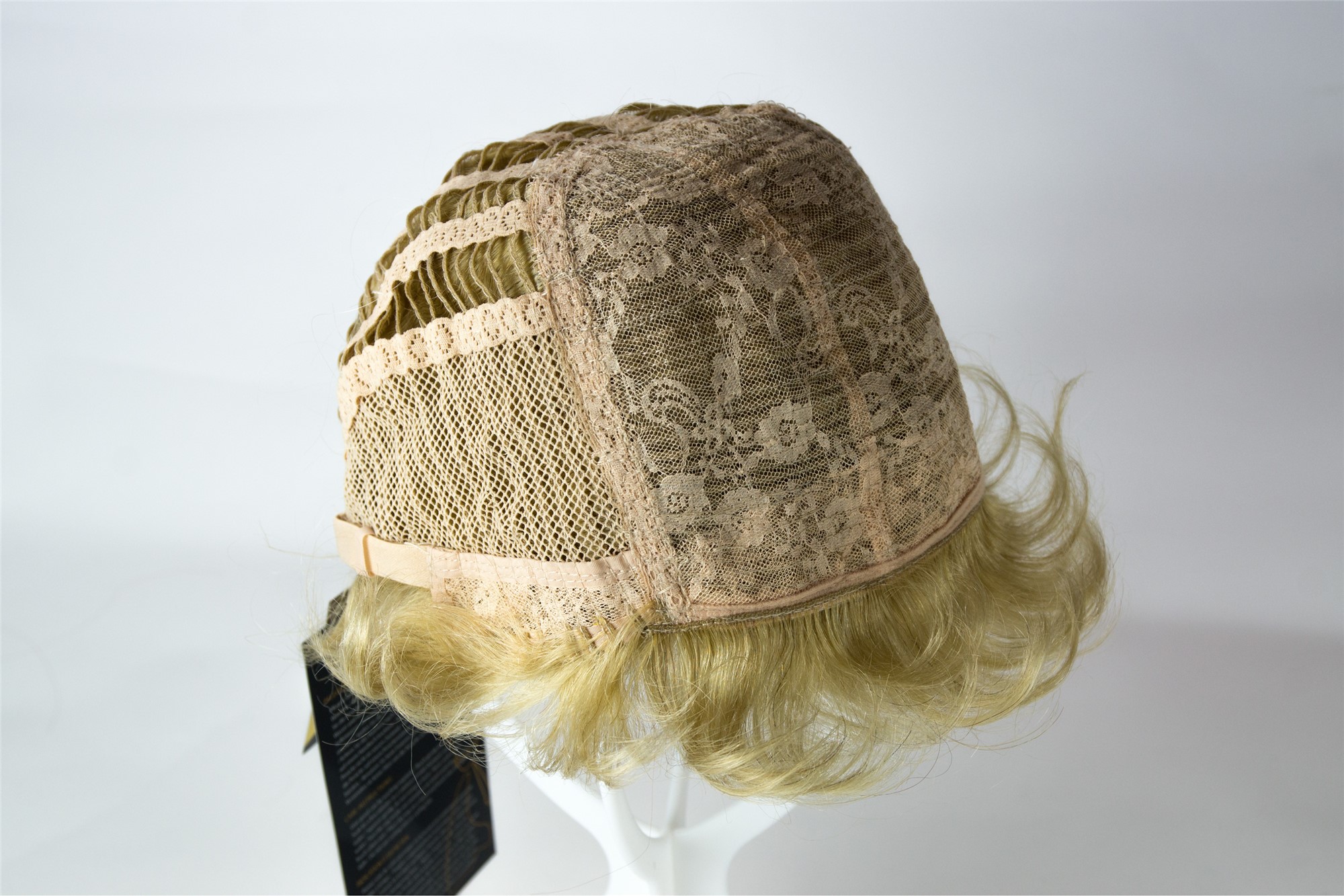 Lady wig real human hair women short wavy stylish blonde NG-HH, view 5, WIG ME UP: Your Perücken Online Shop Quality Wigs, Unisex, ash blonde, wavy, short, 100% Human Hair