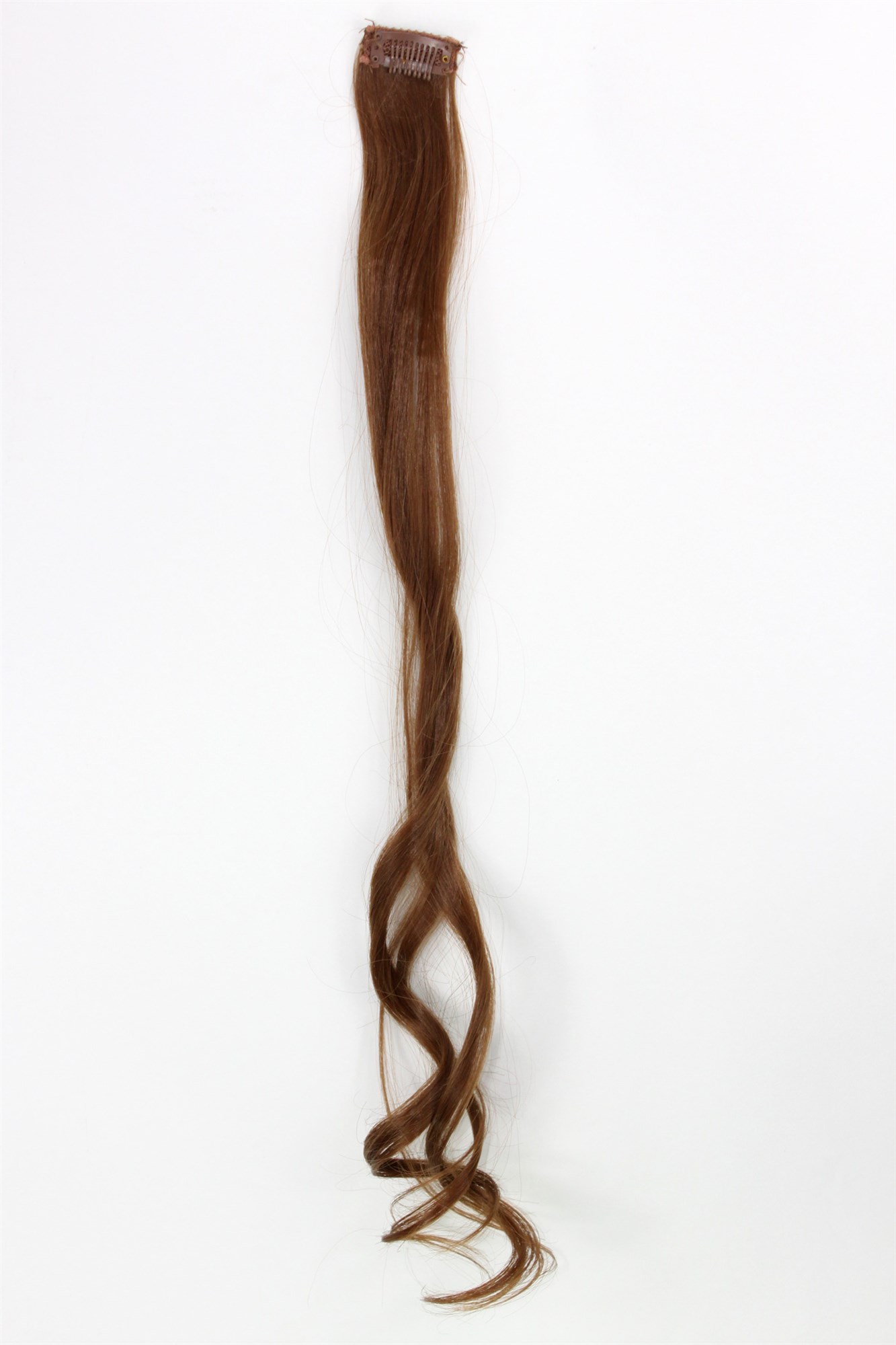 wellige Extensions Dunkel Aschblond 63 cm lang