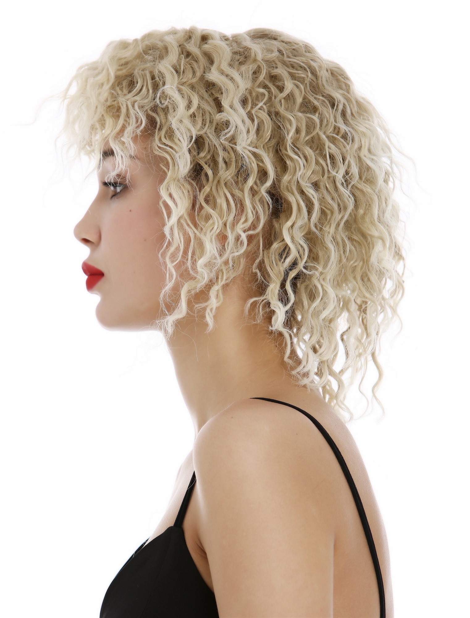 Quality Wigs, Ladies, blond mix, curled, short