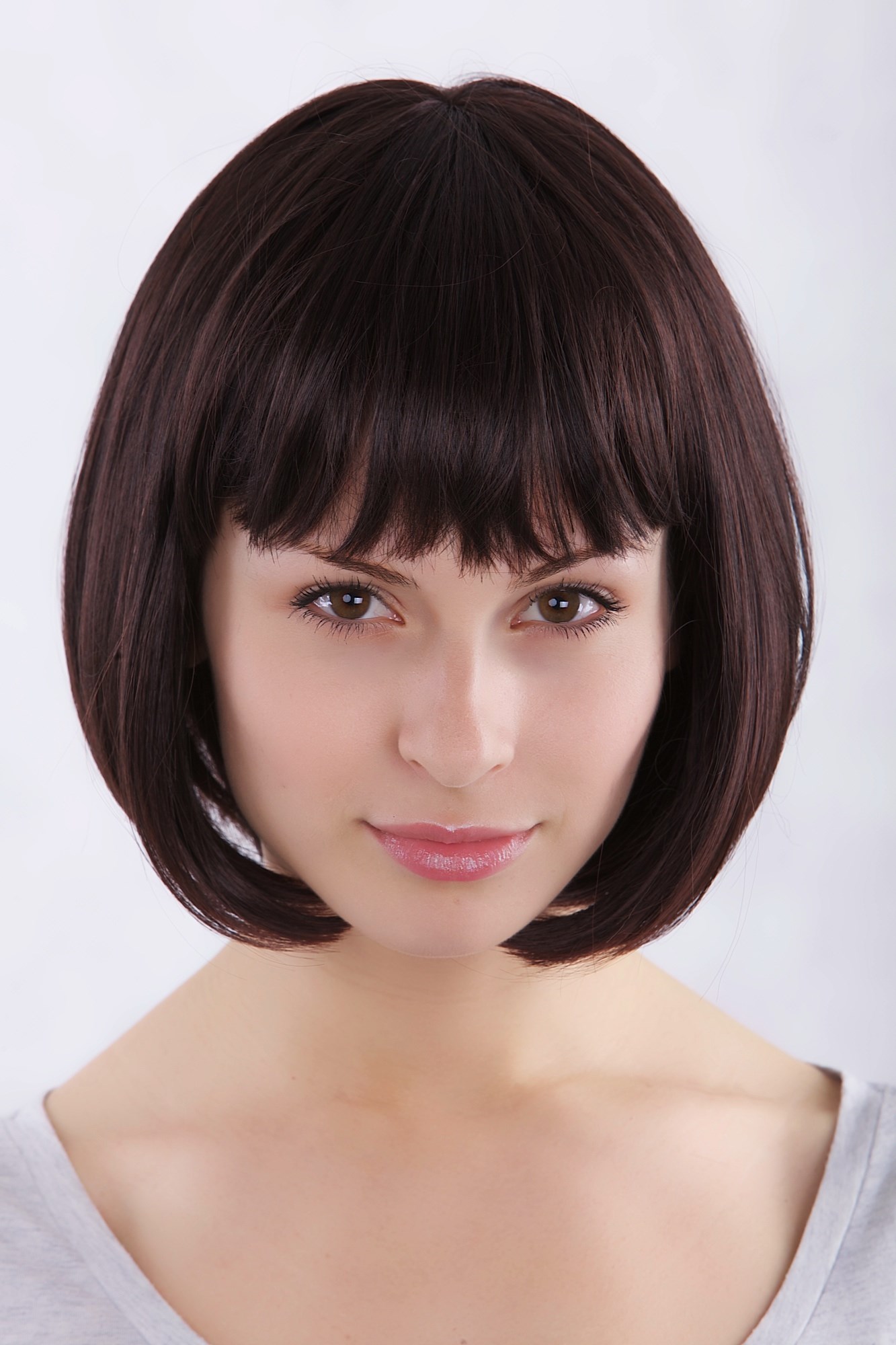 Lady Fashion  BOB Page Wig Short mixed BROWN brunette MA017-2T33 Peluca, view 2, WIG ME UP: Your Perücken Online Shop Quality Wigs, Ladies, Brown, straight, short