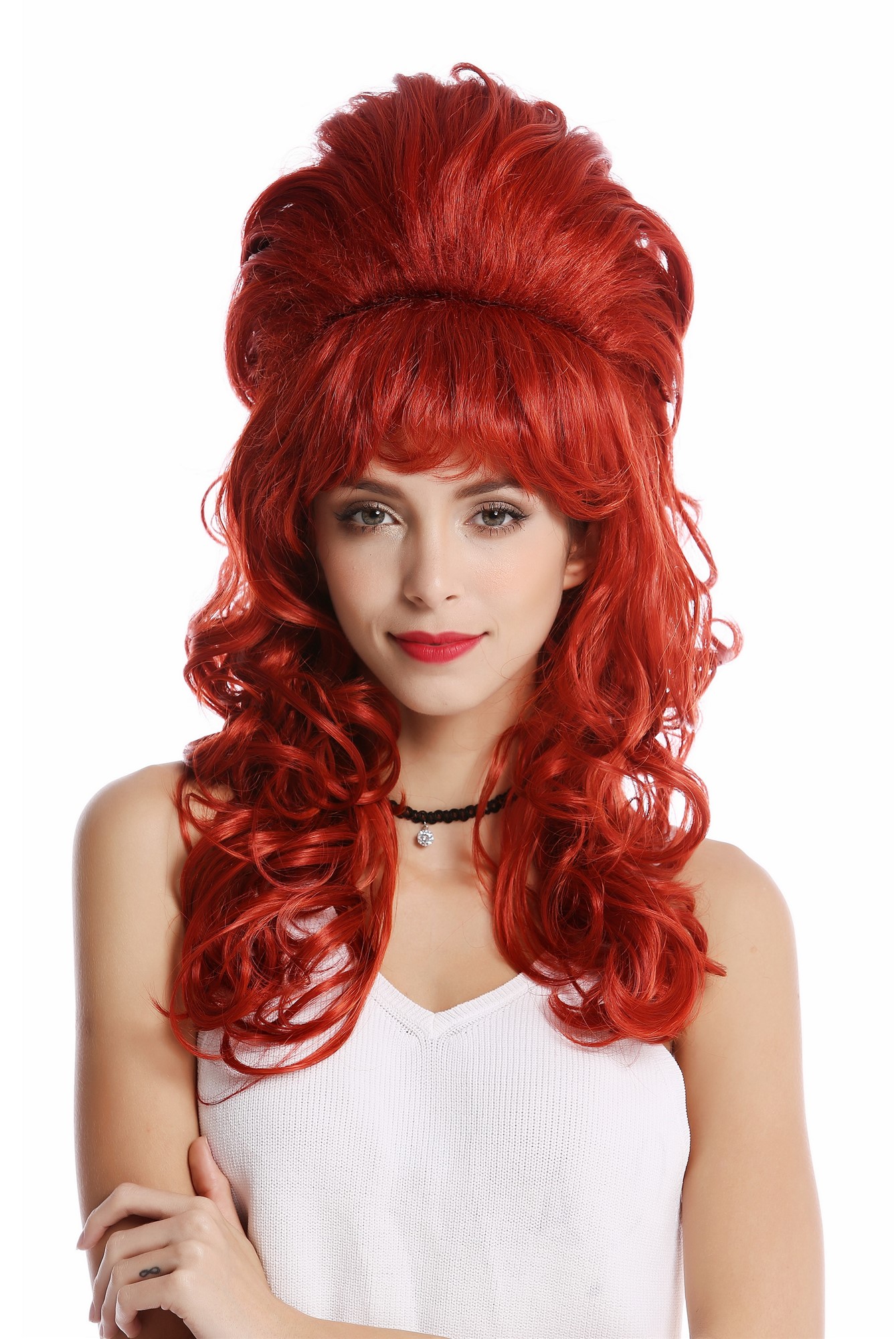 Quality Wigs, Ladies, Red, curled, long