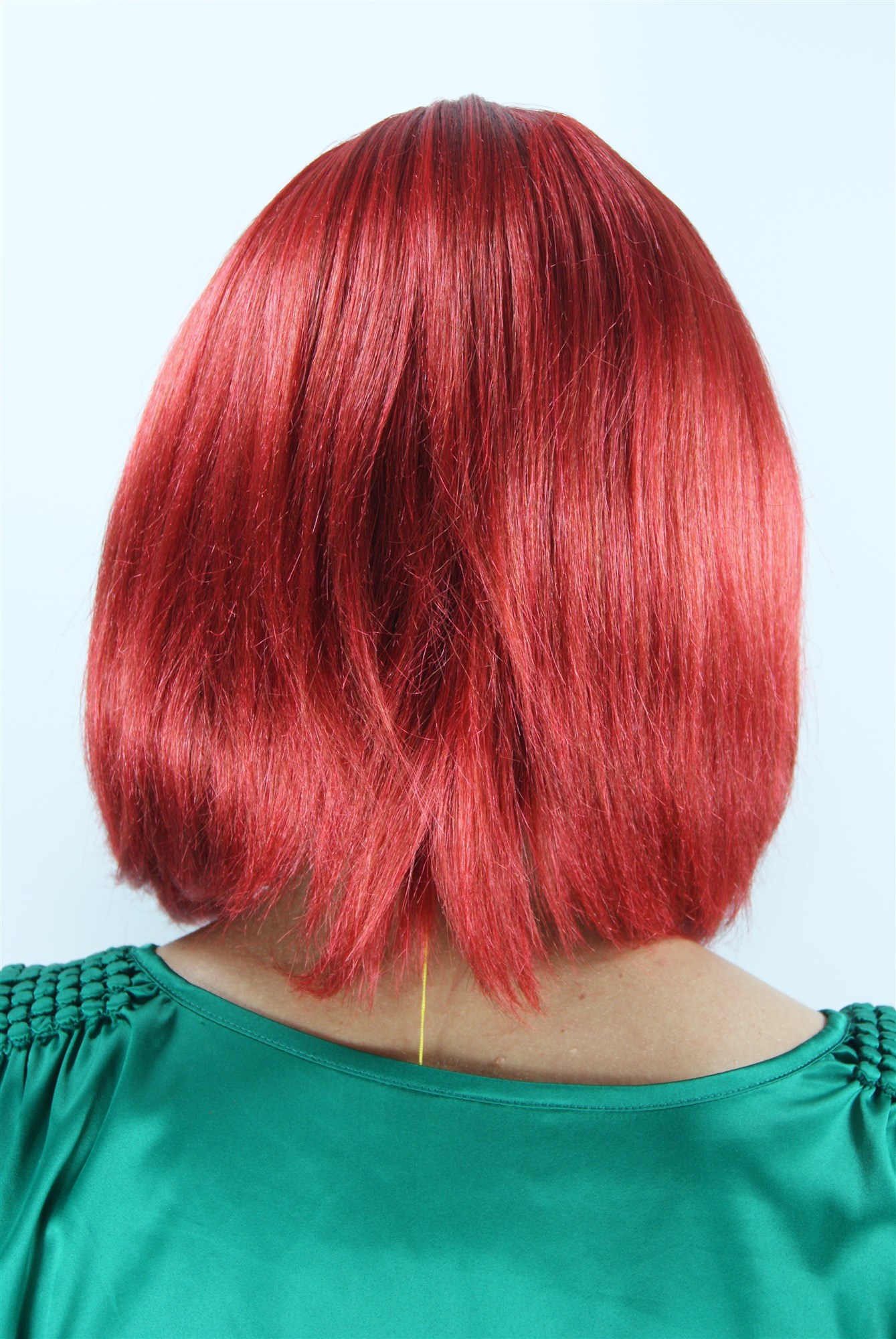 Lady women wig short Long Bob red side parting straight sleek 1215, view 4, WIG ME UP: Your Perücken Online Shop Quality Wigs, Ladies, Red, straight, short