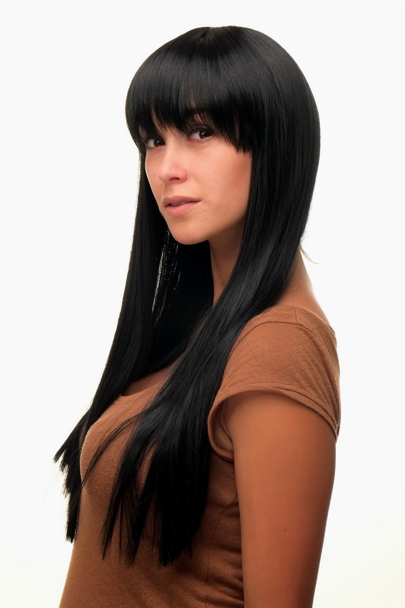 Quality Wigs, Ladies, Black, straight, long