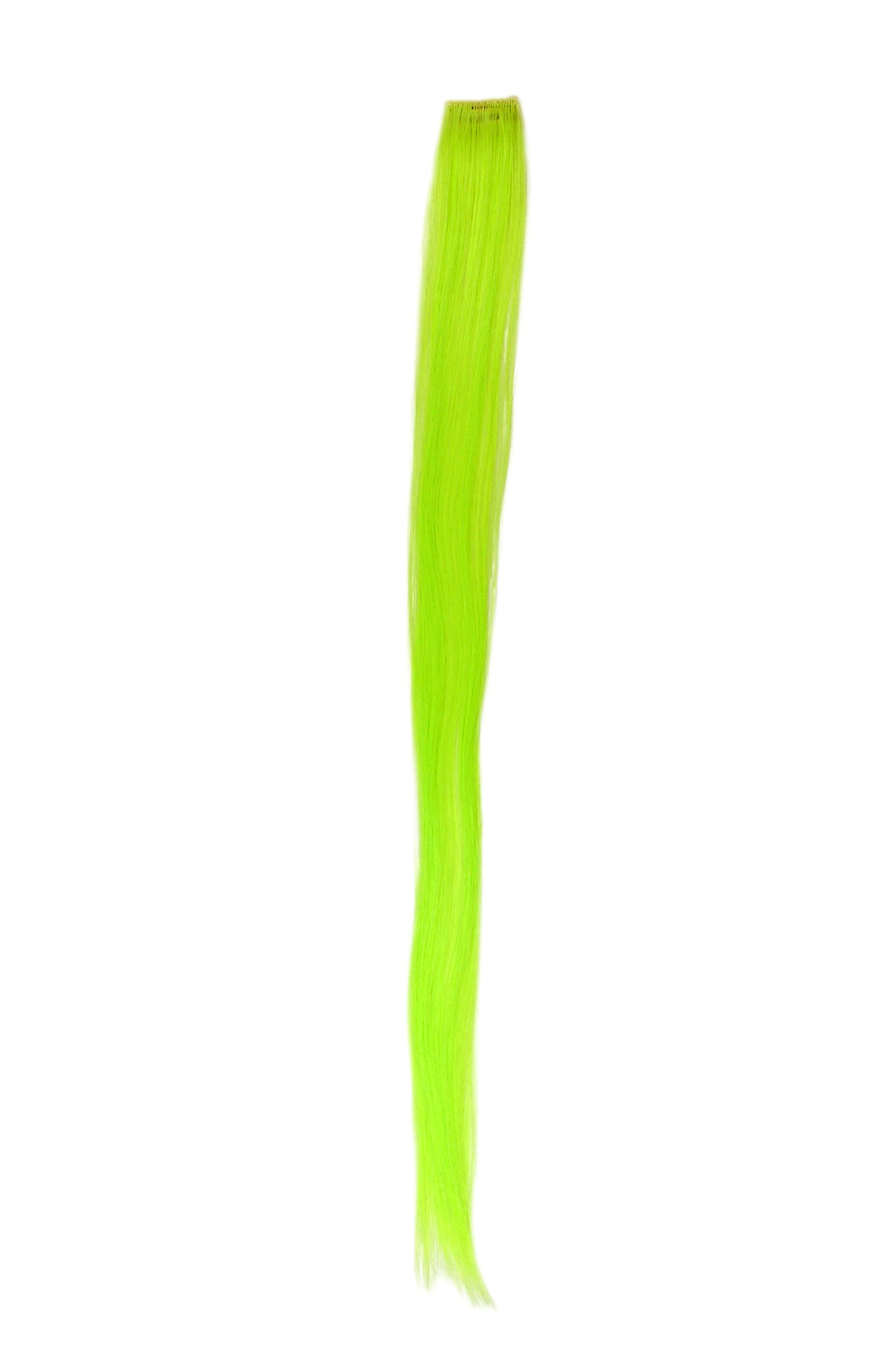 glatte Extensions Hellgrün 63 cm lang