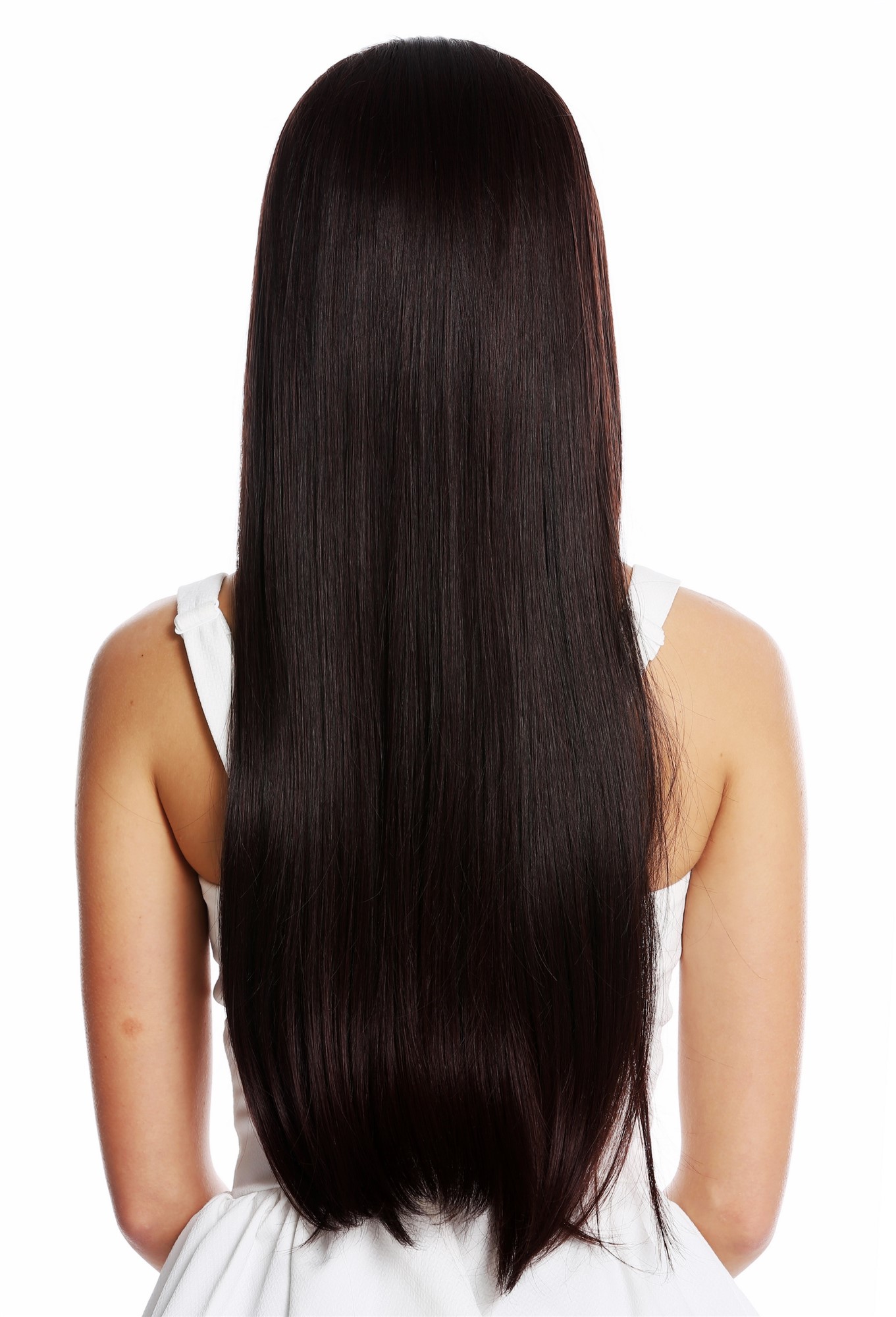 Women's party wig lady very long sleek middle parting mahogany brown mix 953, view 4, WIG ME UP: Your Perücken Online Shop Quality Wigs, Ladies, brown mix, straight, very long