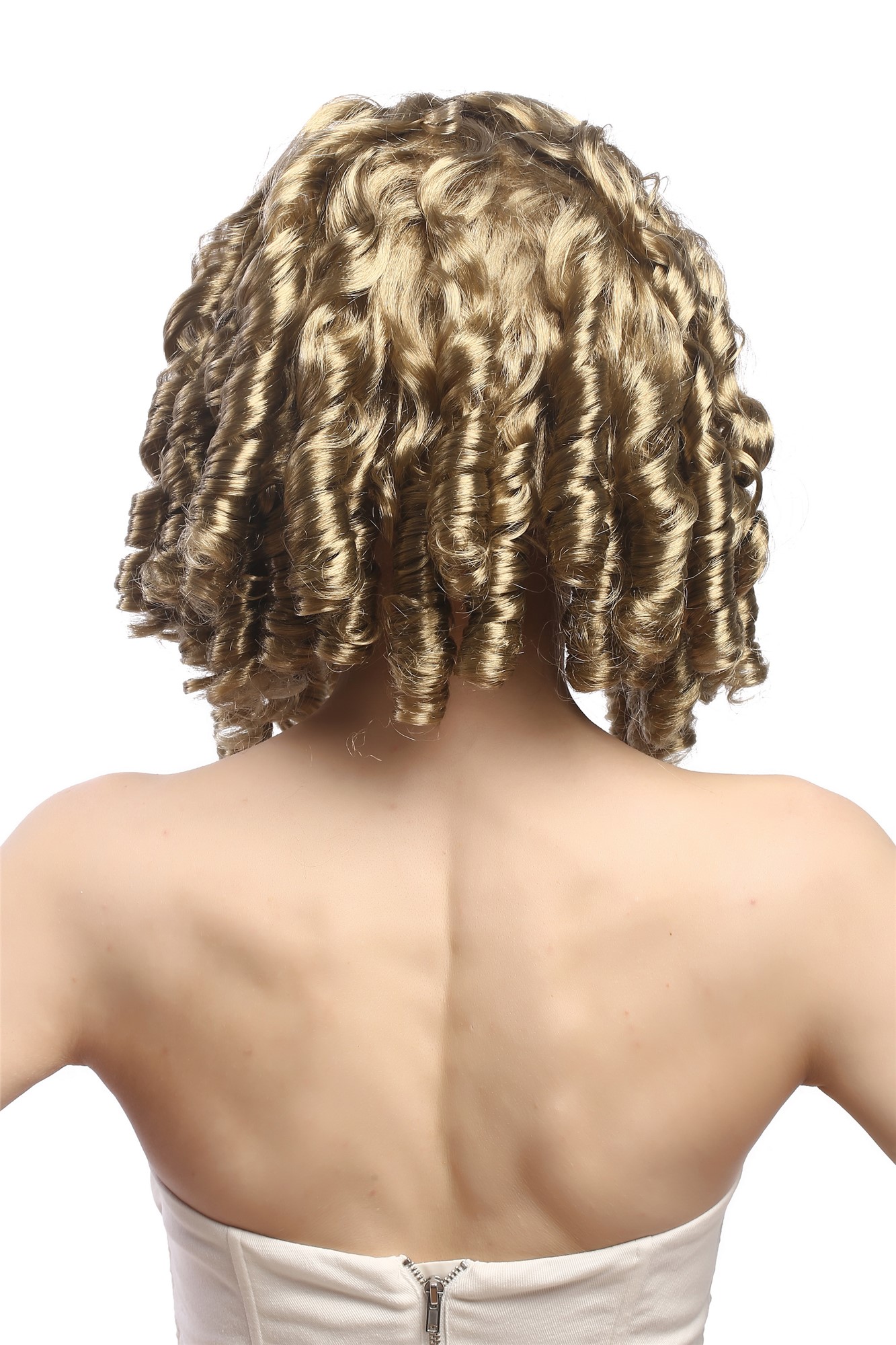Lady Party Wig Cosplay Baroque Victorian Gothic Lolita style curls coils middle parting Ash Blond, view 4, WIG ME UP: Your Perücken Online Shop Party Wig, Ladies, Blonde, curled, shoulder-length