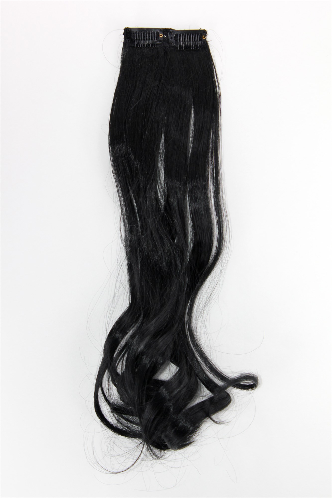 Extensions, Black, wavy, shoulder-length