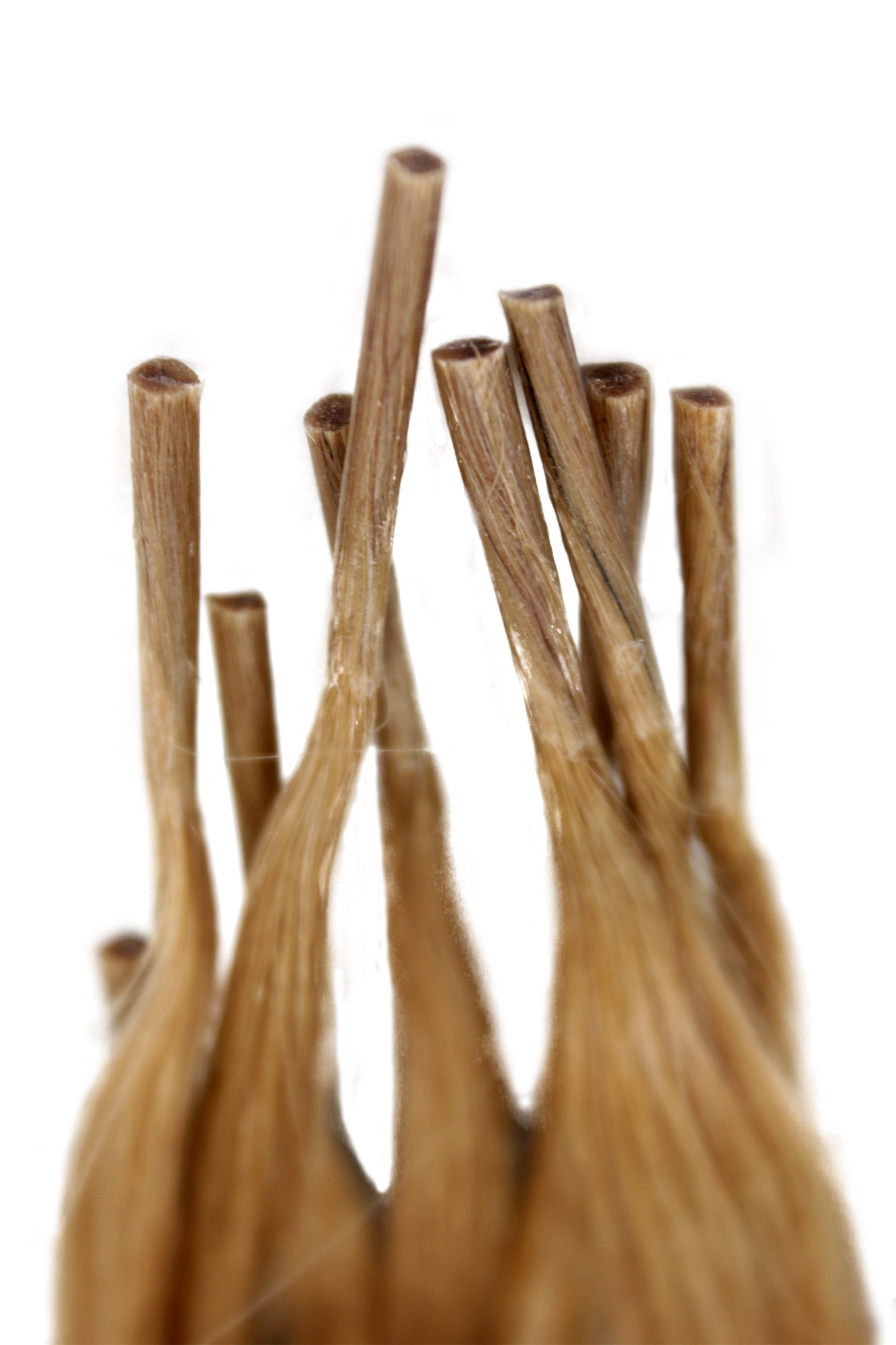 Echthaar Extensions Set 100g (100 x 1g Strähnen!) Keratin Bondings 18 Zoll/ 49cm Haarverlängerung 18HH-1G, Ansicht 5, WIG ME UP: Ihr Perücken Online Shop glatte Extensions verschiedene Farben 49 cm lang 100% Echthaar