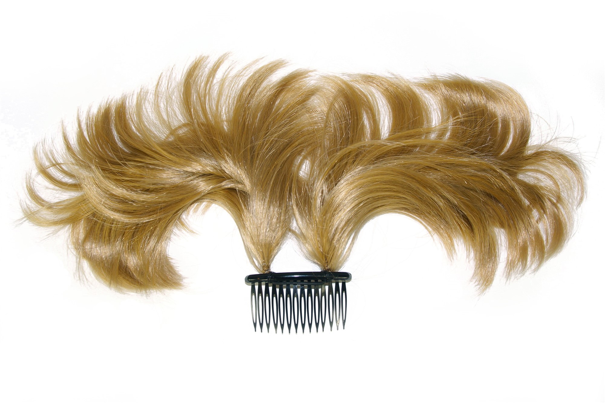 Hairpiece ponytail extension comb short wavy very light golden blonde JL-3135 , view 6, WIG ME UP: Your Perücken Online Shop Ponytails, golden blonde, wavy, short