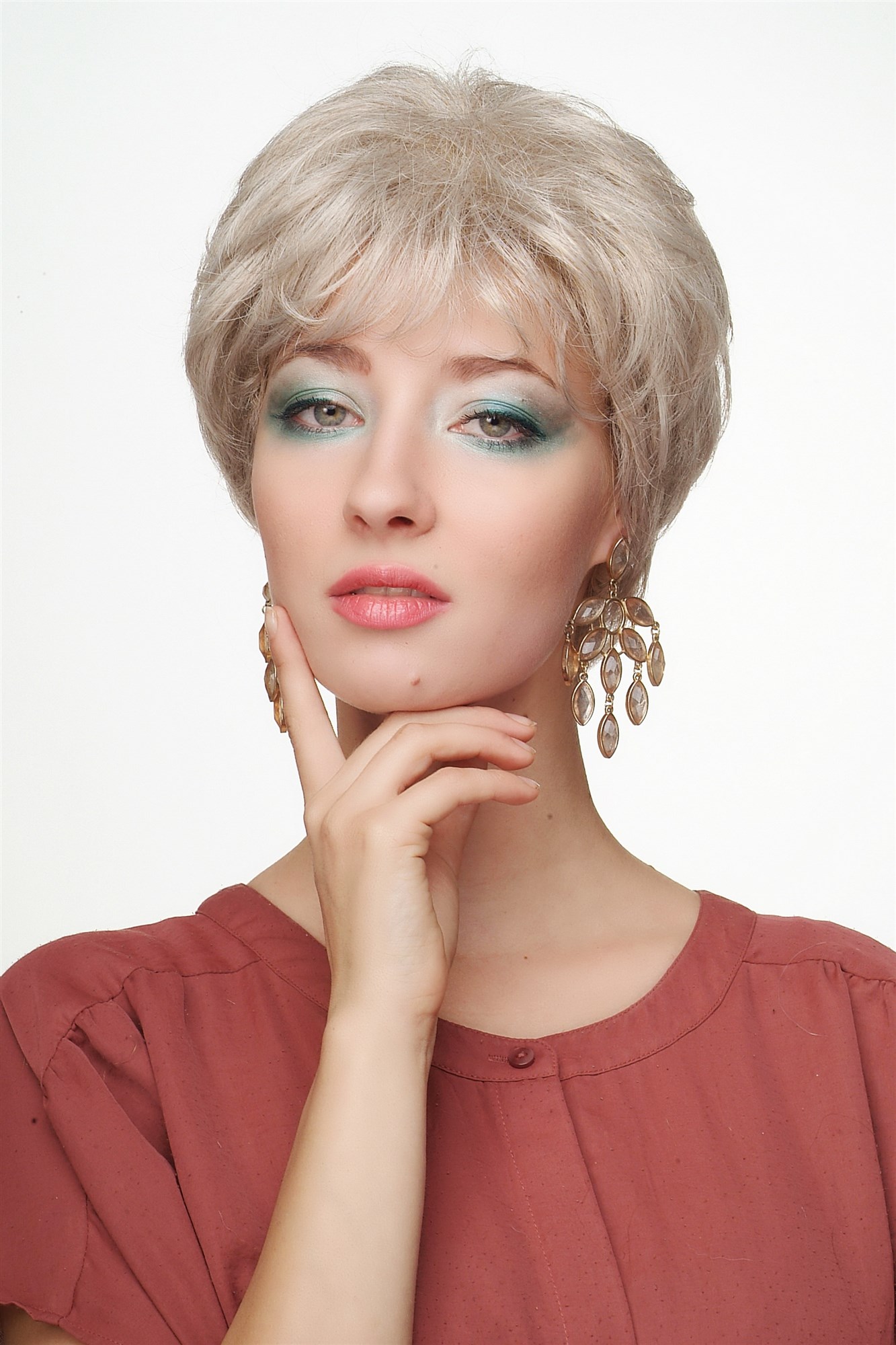 WL-2106-51 Men Gents Lady Women  Wig short very dense & full silvery grey hair, view 6, WIG ME UP: Your Perücken Online Shop Quality Wigs, Men, Grey, straight, short