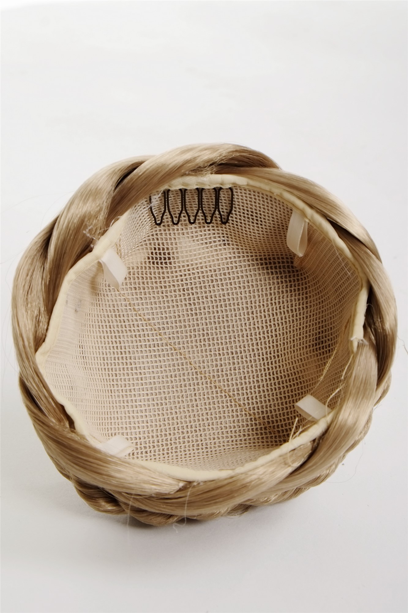 Dutt geflochten Blond TC2041-22, Ansicht 3, WIG ME UP: Ihr Perücken Online Shop geflochtener Dutt Haarteil Blond