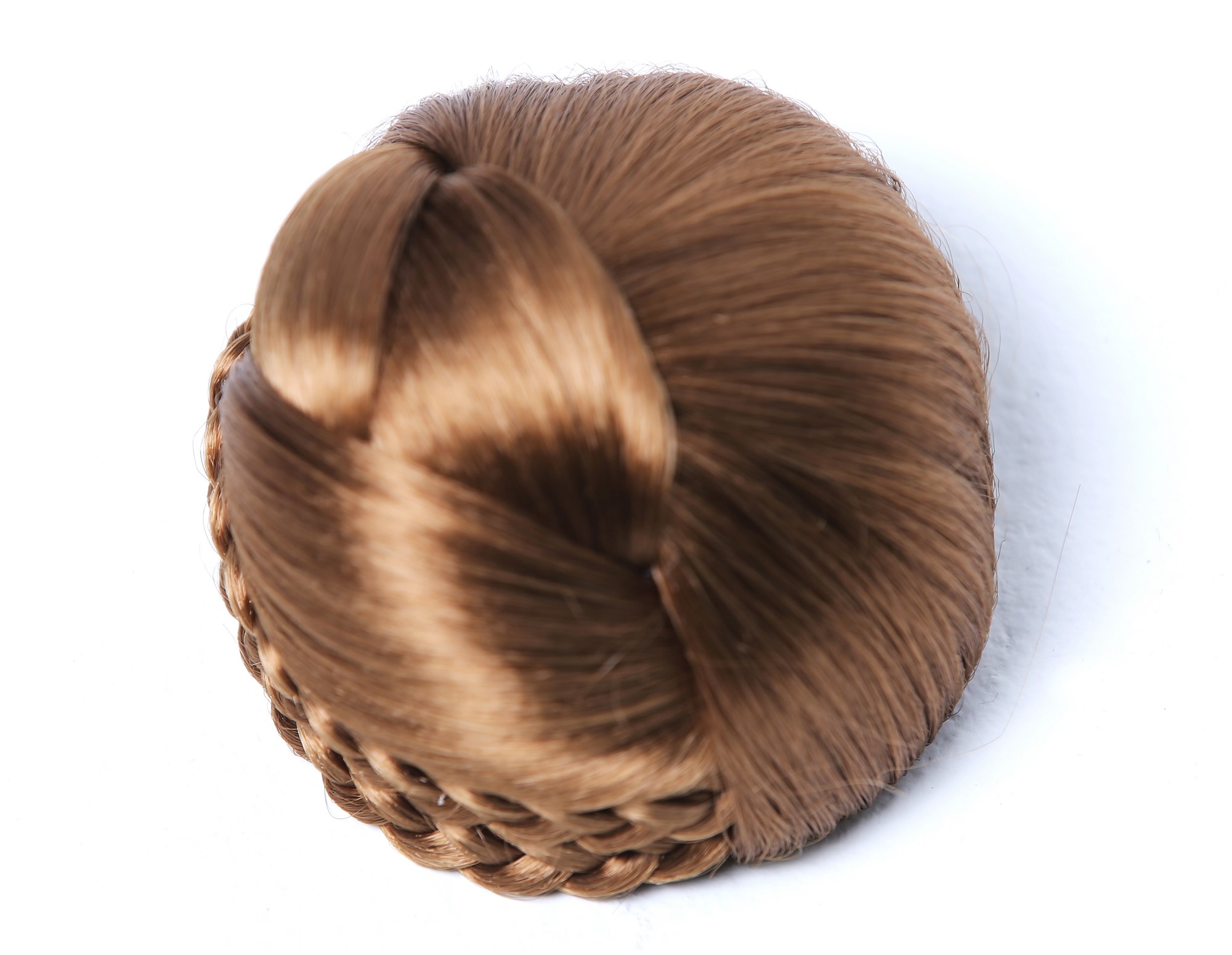 Dutt Haardutt Chignon traditionell geflochten Kupferblond TYP-0062-27, Ansicht 4, WIG ME UP: Ihr Perücken Online Shop geflochtener Dutt Haarteil Kupferblond