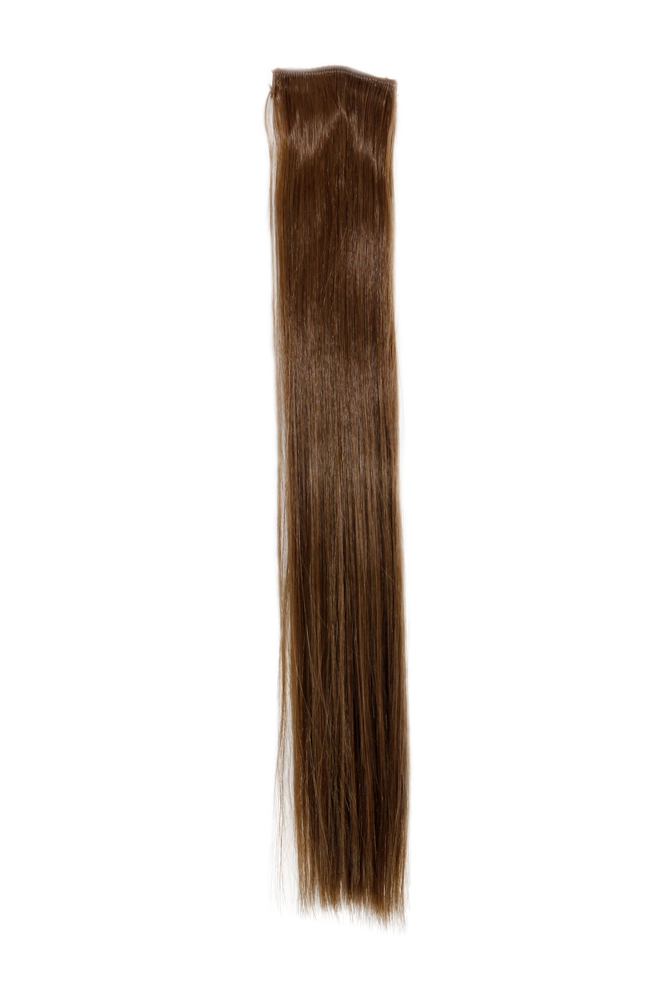 glatte Extensions Hellbraun 45 cm lang