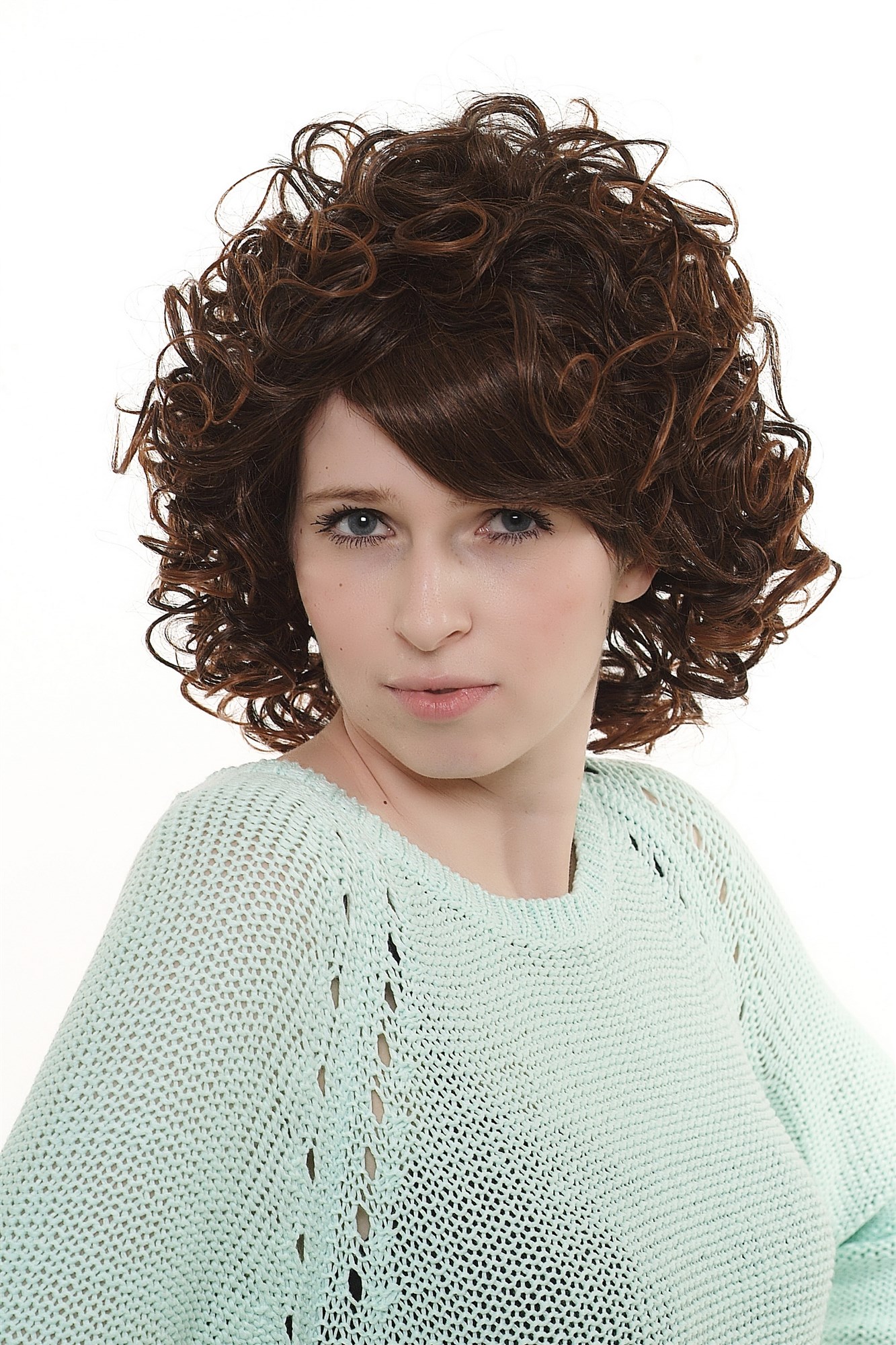 Lady wig curled extravagant neo-classic curls chestnut brown medium length 2301, view 8, WIG ME UP: Your Perücken Online Shop Quality Wigs, Ladies, Brown, curled, shoulder-length