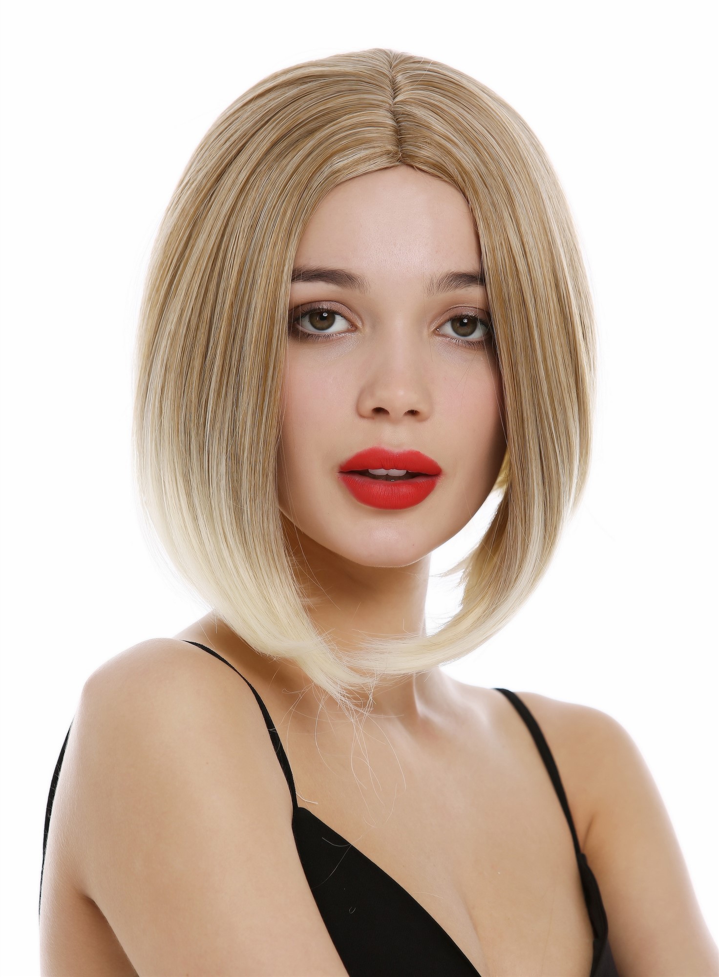 Quality Wigs, Ladies, blond mix, straight, short