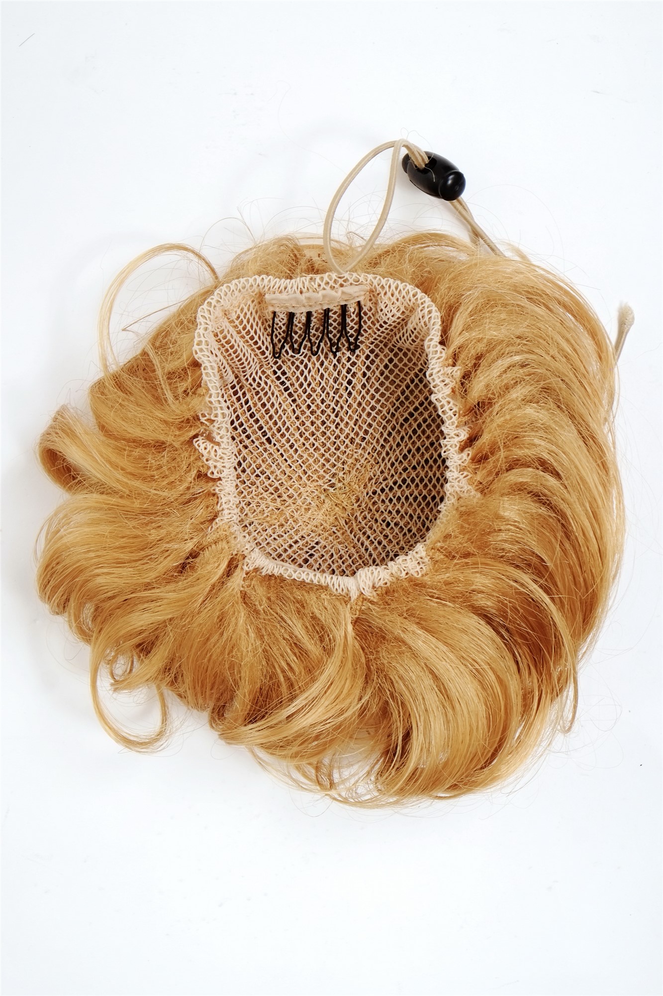 Dutt Haarknoten 60er lockig blond Modell: NHA-004A, Ansicht 4, WIG ME UP: Ihr Perücken Online Shop lockiger Dutt Haarteil Goldblond