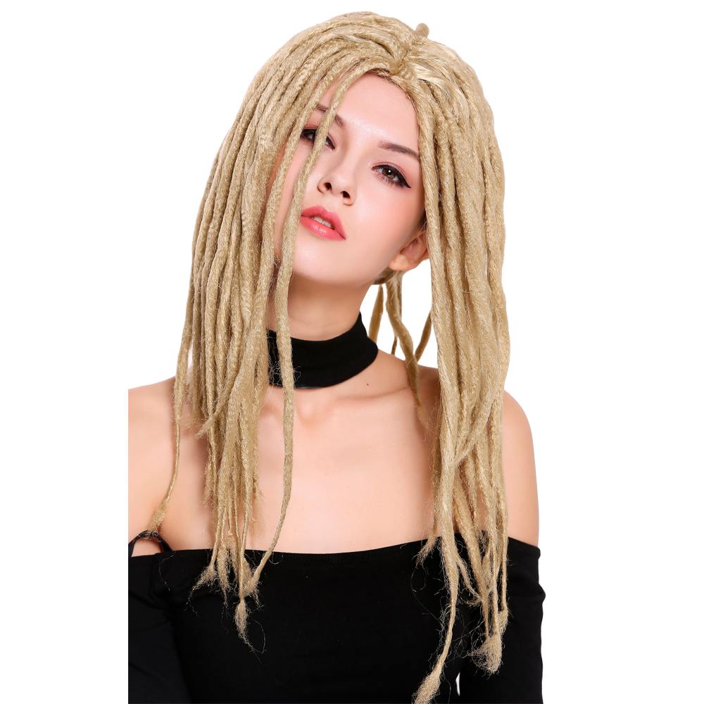 Kategorie Bild für Rasta Perücken Blonde lange Rasta Perücke mit blonden Dreadlocks