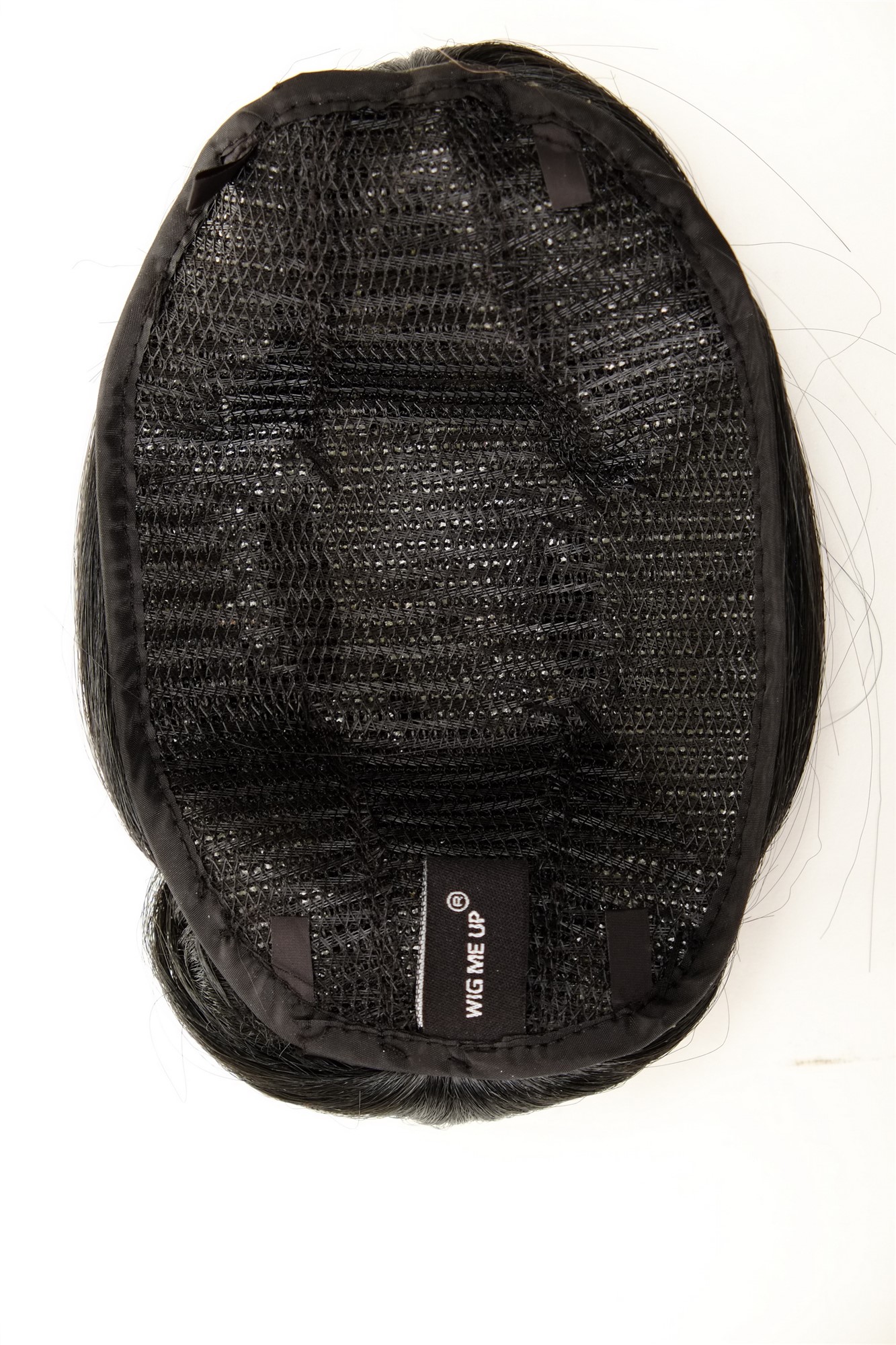 Dutt Haarschleife Haarknoten Schleife Schwarz O2-1B, Ansicht 4, WIG ME UP: Ihr Perücken Online Shop glatter Dutt Haarteil Samtschwarz