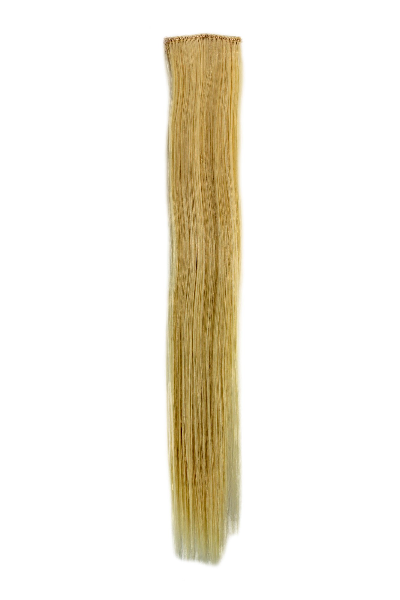 glatte Extensions Hellblond 45 cm lang