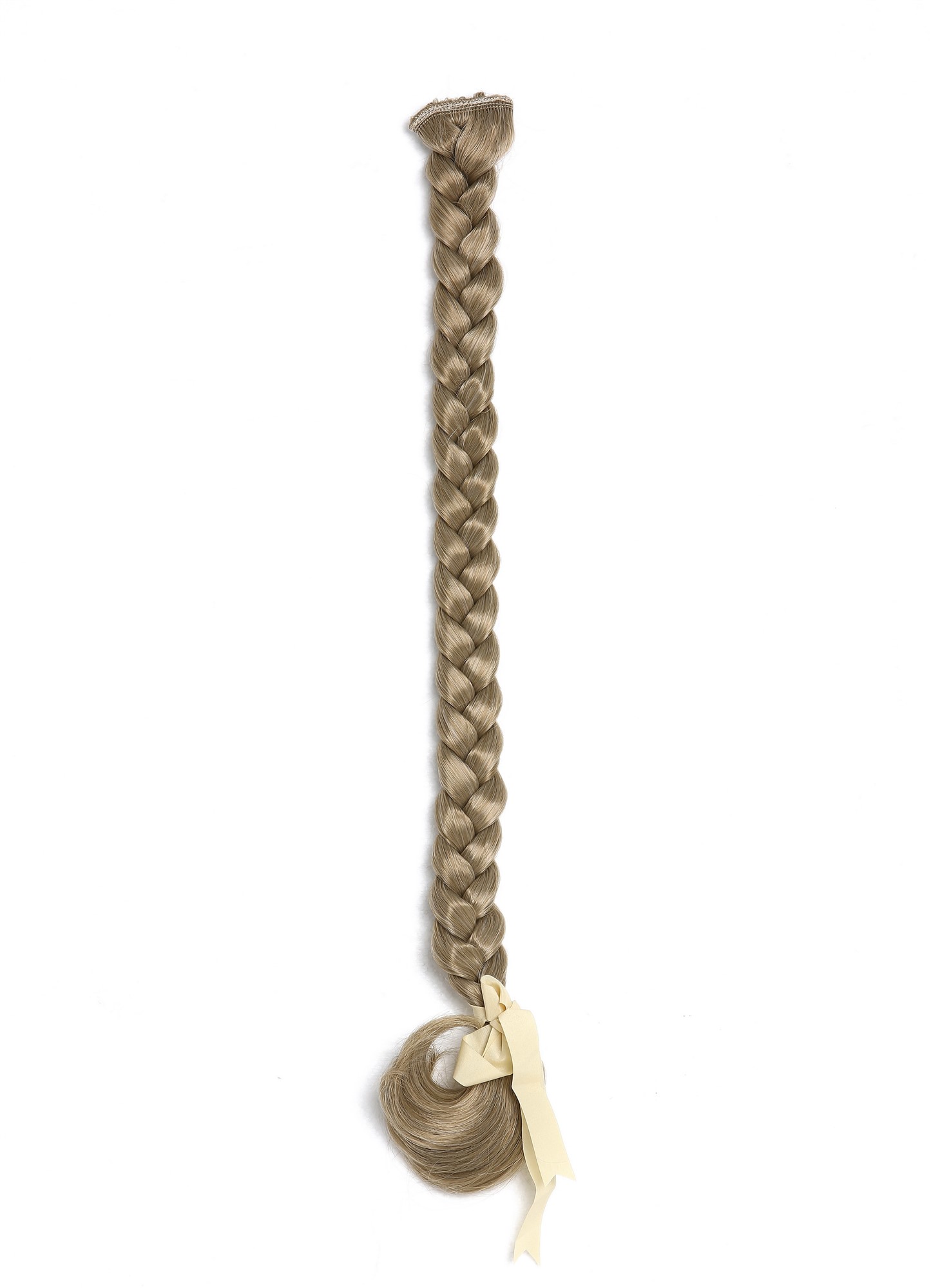 hochwertiger Geflochtener Zopf Flechtzopf mit Clip lang Blond Aschblond SA101-24, Ansicht 5, WIG ME UP: Ihr Perücken Online Shop geflochtenes Zopf-Haarteil Aschblond 50 cm lang