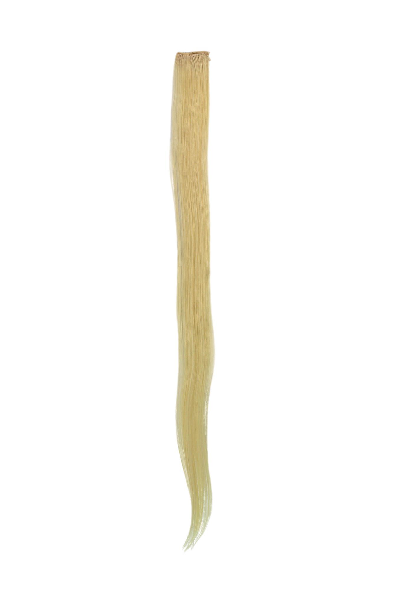 glatte Extensions Hellblond 63 cm lang