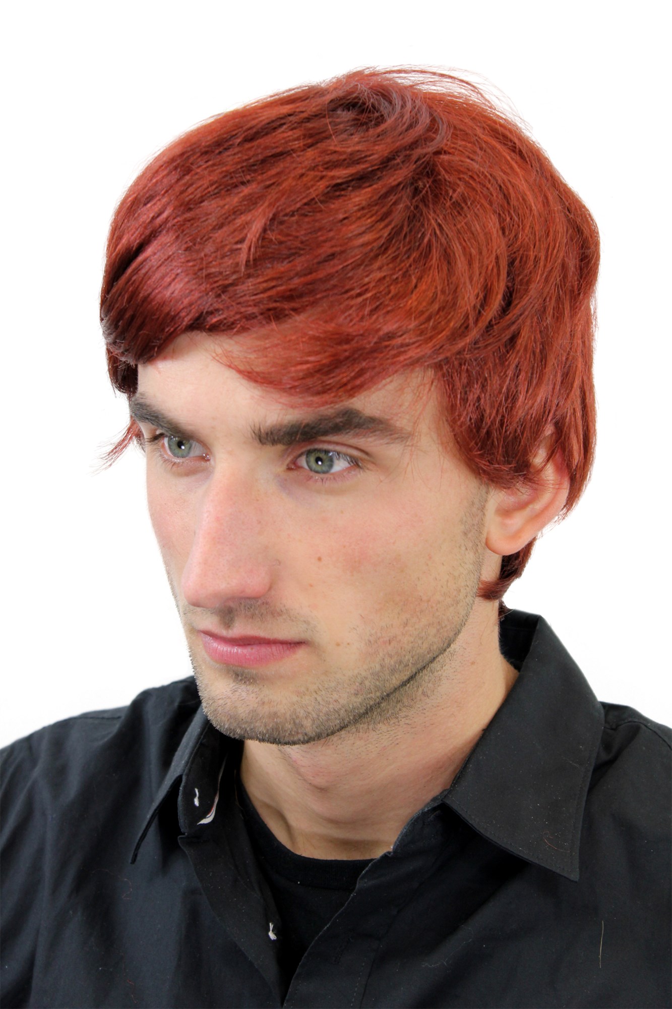 Quality Wigs, Men, Red, straight, short