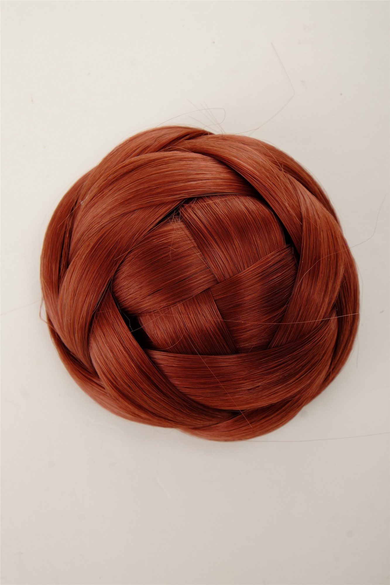 Haarknoten Haarteil Dutt geflochten Kupferrot Q399D-350, Ansicht 5, WIG ME UP: Ihr Perücken Online Shop geflochtener Dutt Haarteil Kupferrot