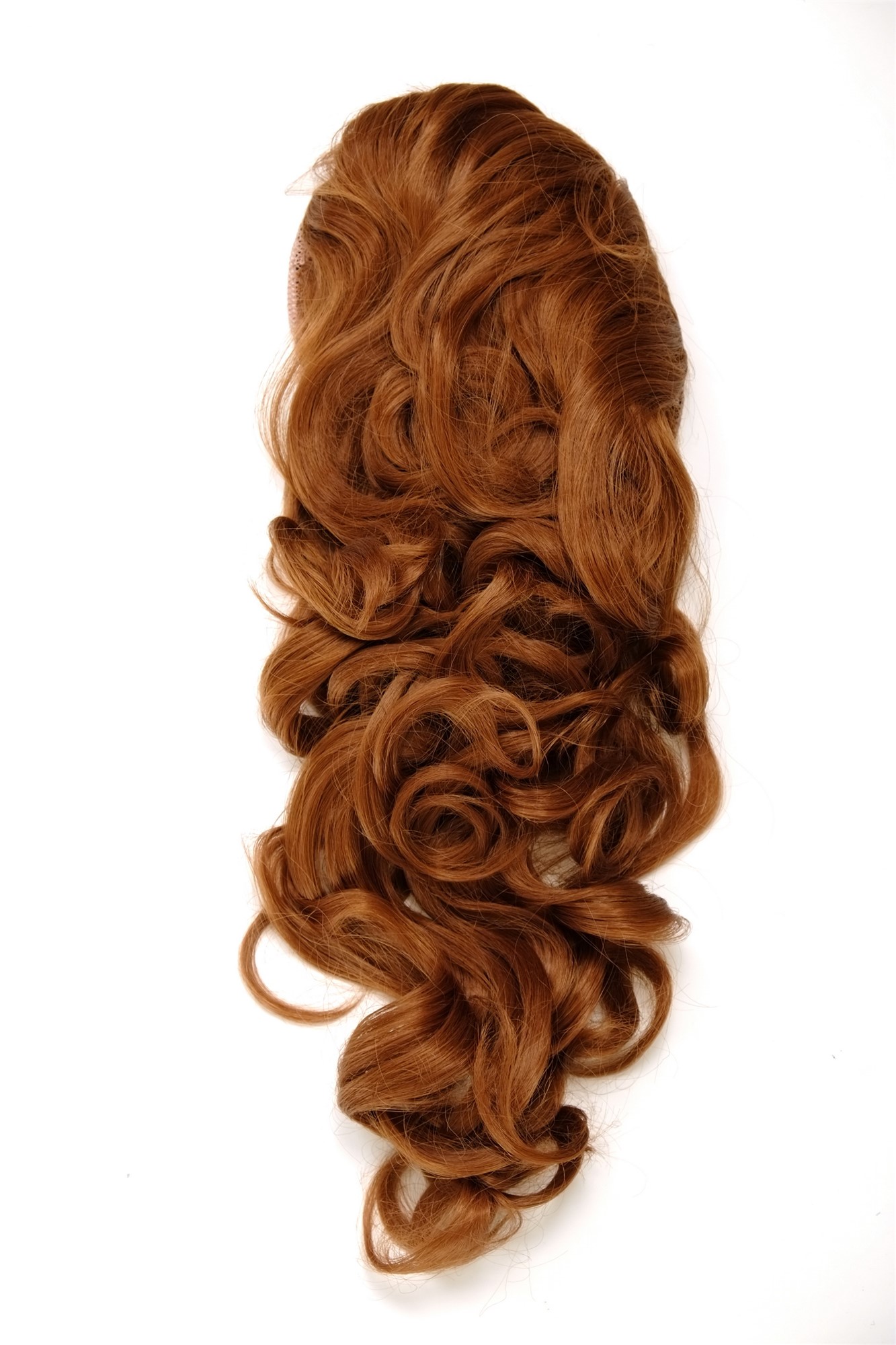 Hairpiece PONYTAIL with combs and elastic draw string curly voluminous very long copper brown 23 ", view 3, WIG ME UP: Your Perücken Online Shop Ponytails, copper brown, curled, long