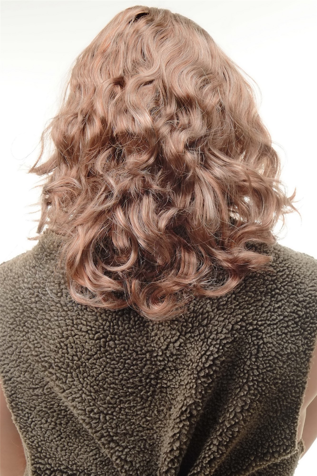 Party Wig, Men, Brown, Braided, shoulder-length