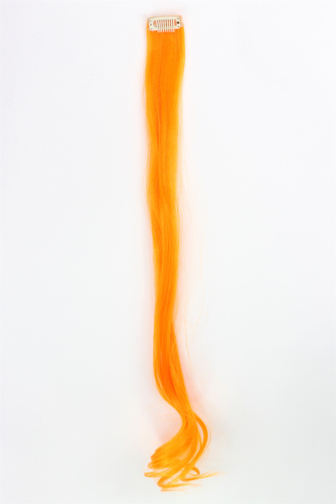 1 Clip Extension Strähne wellig 65 cm Orange YZF-P1C25-TF2201, Ansicht 2, WIG ME UP: Ihr Perücken Online Shop wellige Extensions Orange 63 cm lang