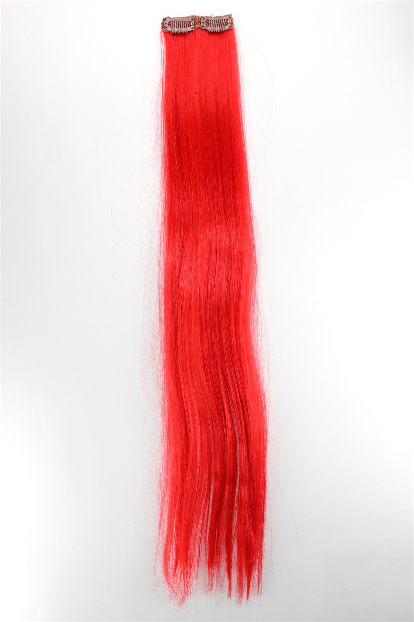 glatte Extensions Rot 63 cm lang