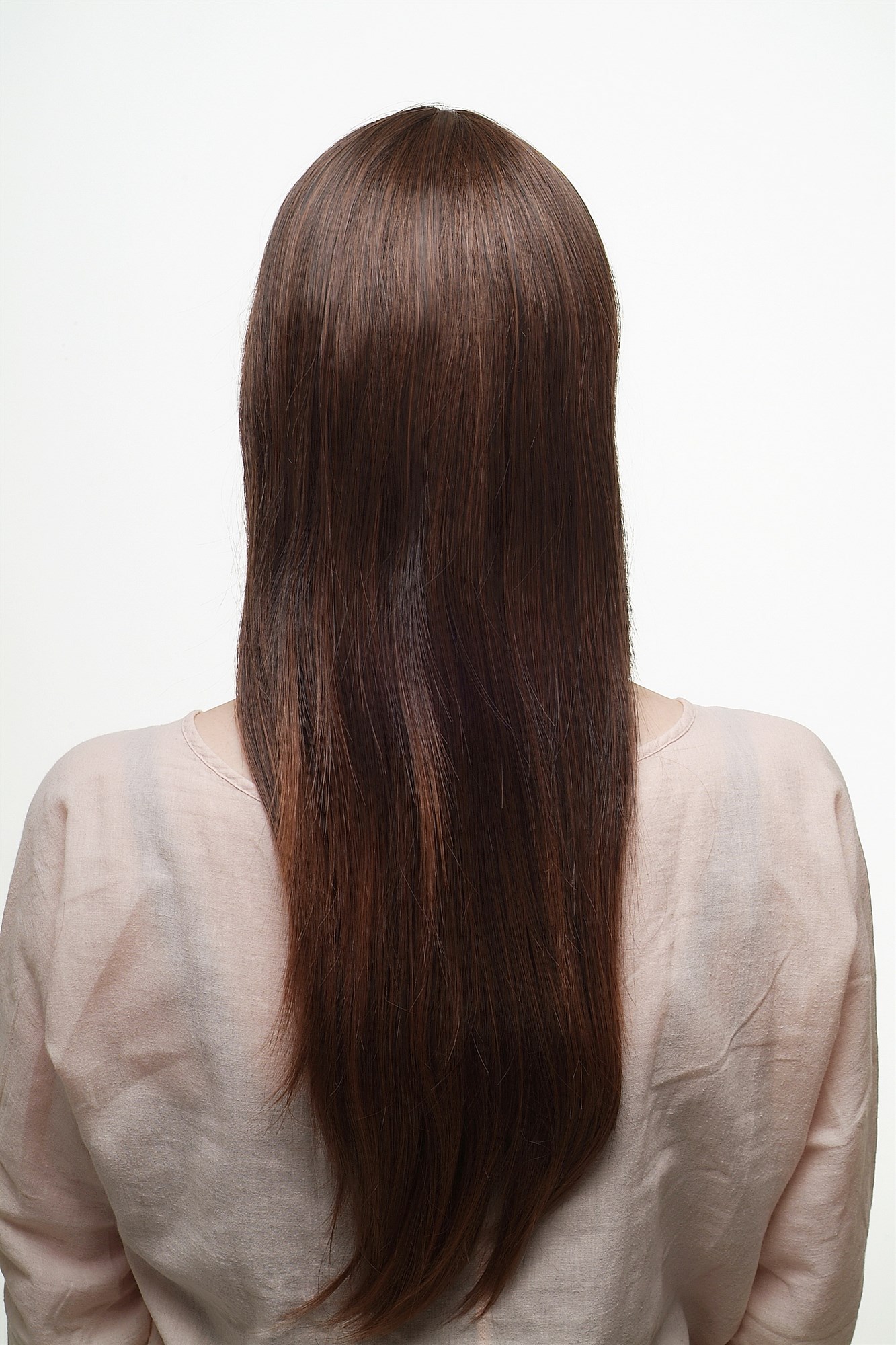 Lady wig very long straight layered brown mix mahogany femme fatale fringe 3421, view 4, WIG ME UP: Your Perücken Online Shop Quality Wigs, Ladies, black-brown-mahogany brown, straight, long