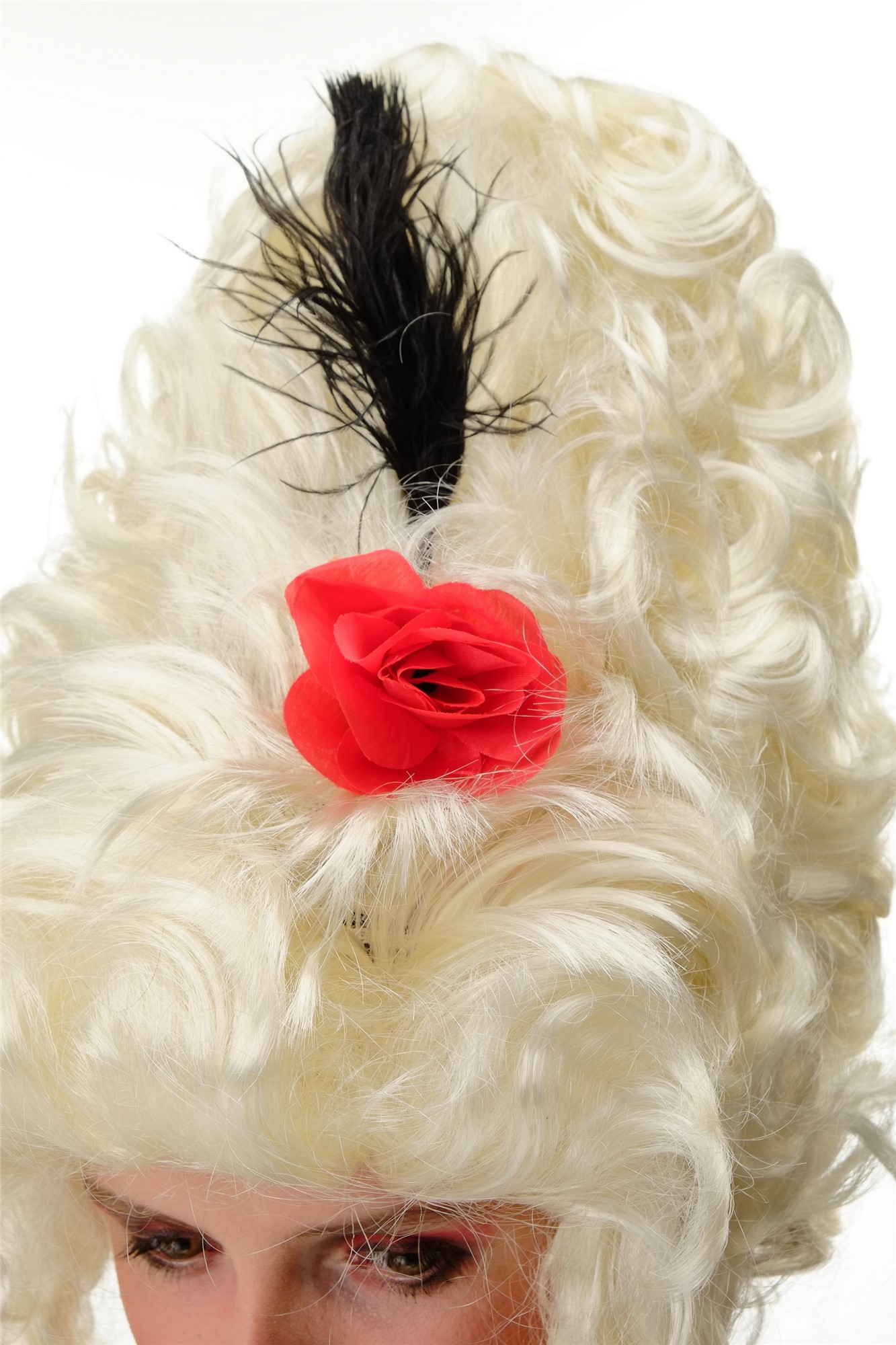 Lady Party Wig Baroque huge Beehive Platinum Blond curls Marie Antoinette PT0045, view 2, WIG ME UP: Your Perücken Online Shop Party Wig, Ladies, Blonde, curled, long