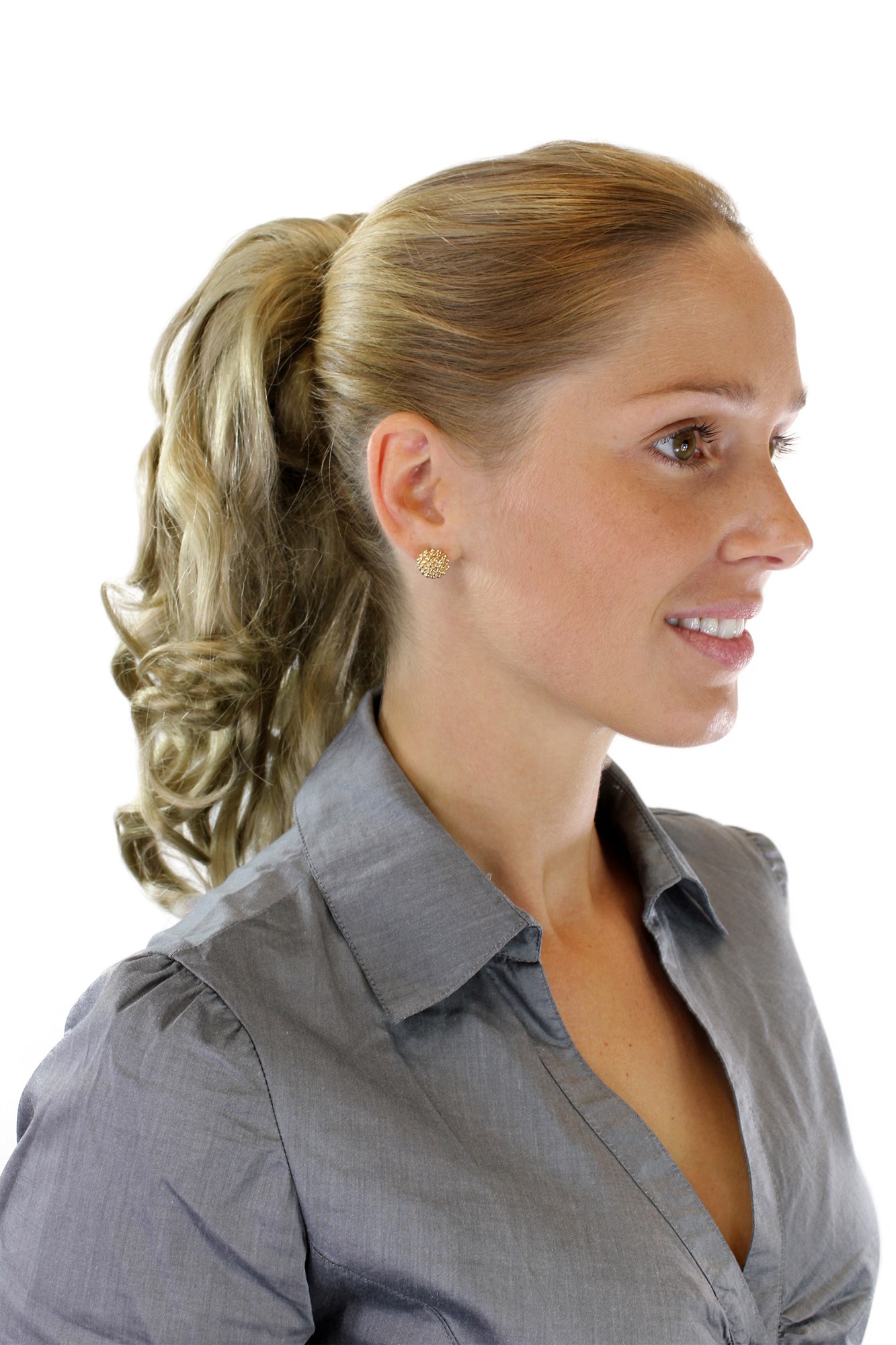 Hairpiece PONYTAIL extension VERY long AMAZING volume BLOND slightly curly curls WK08-24, view 4, WIG ME UP: Your Perücken Online Shop Ponytails, Blonde, curled, long