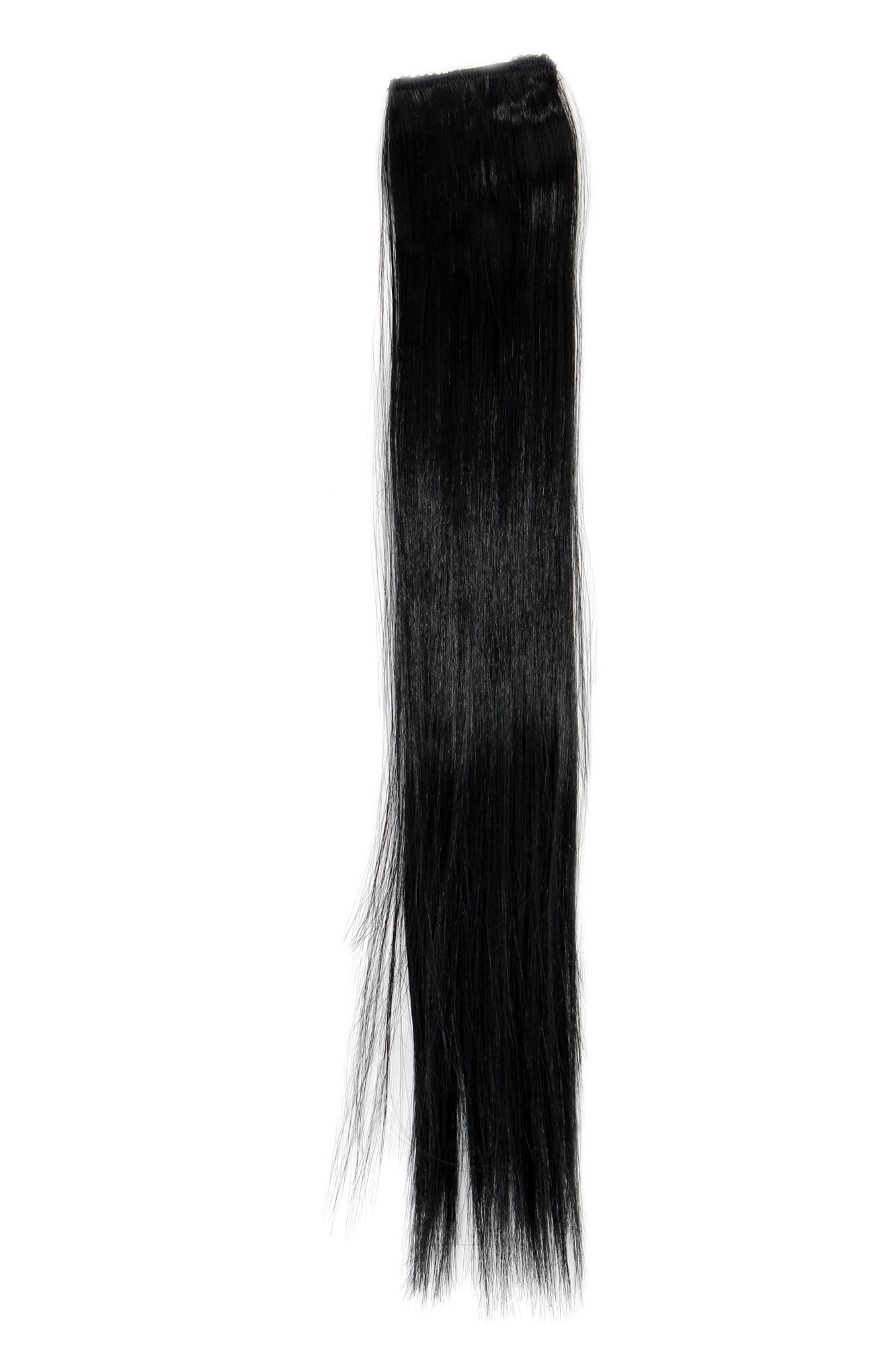 glatte Extensions Schwarz 45 cm lang