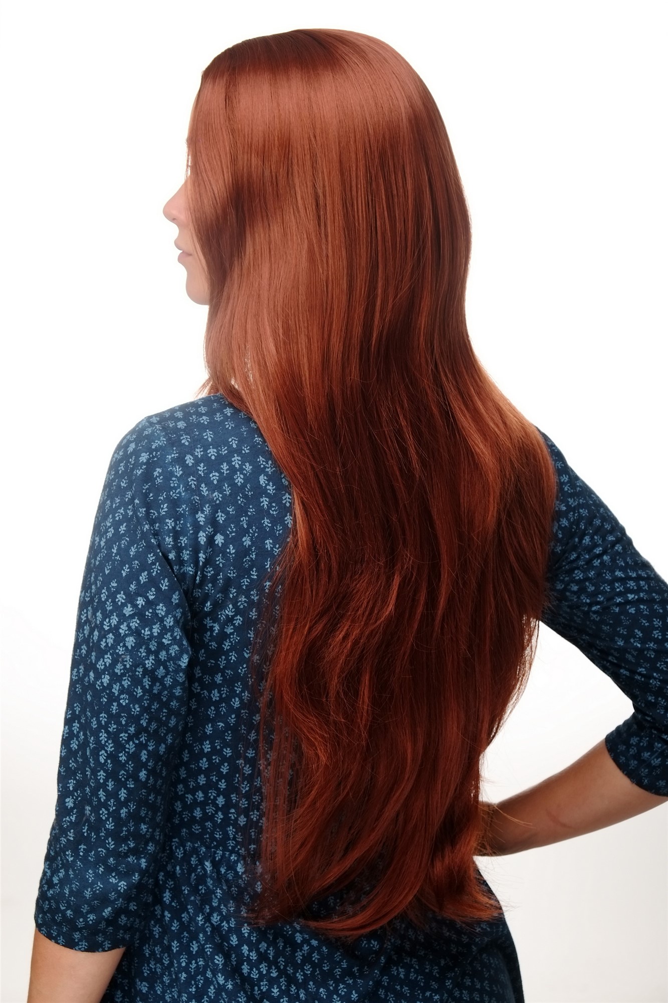 Quality Wigs, Ladies, copper, straight, very long