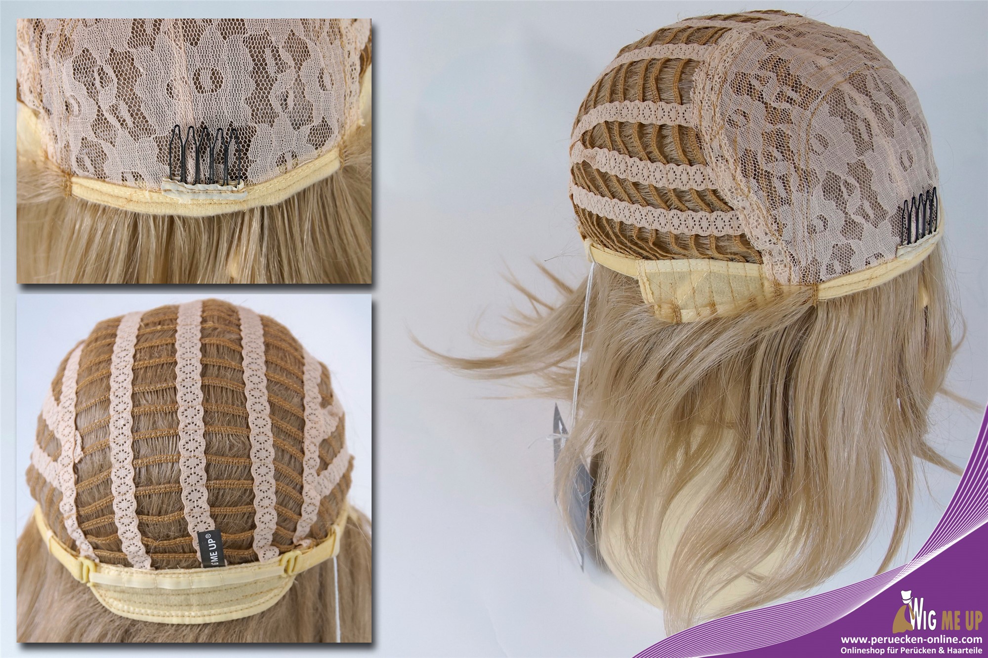 Women's wig short shoulder length long bob blonde medium blonde TYS-056D, view 7, WIG ME UP: Your Perücken Online Shop Quality Wigs, Ladies, medium blonde, straight, shoulder-length