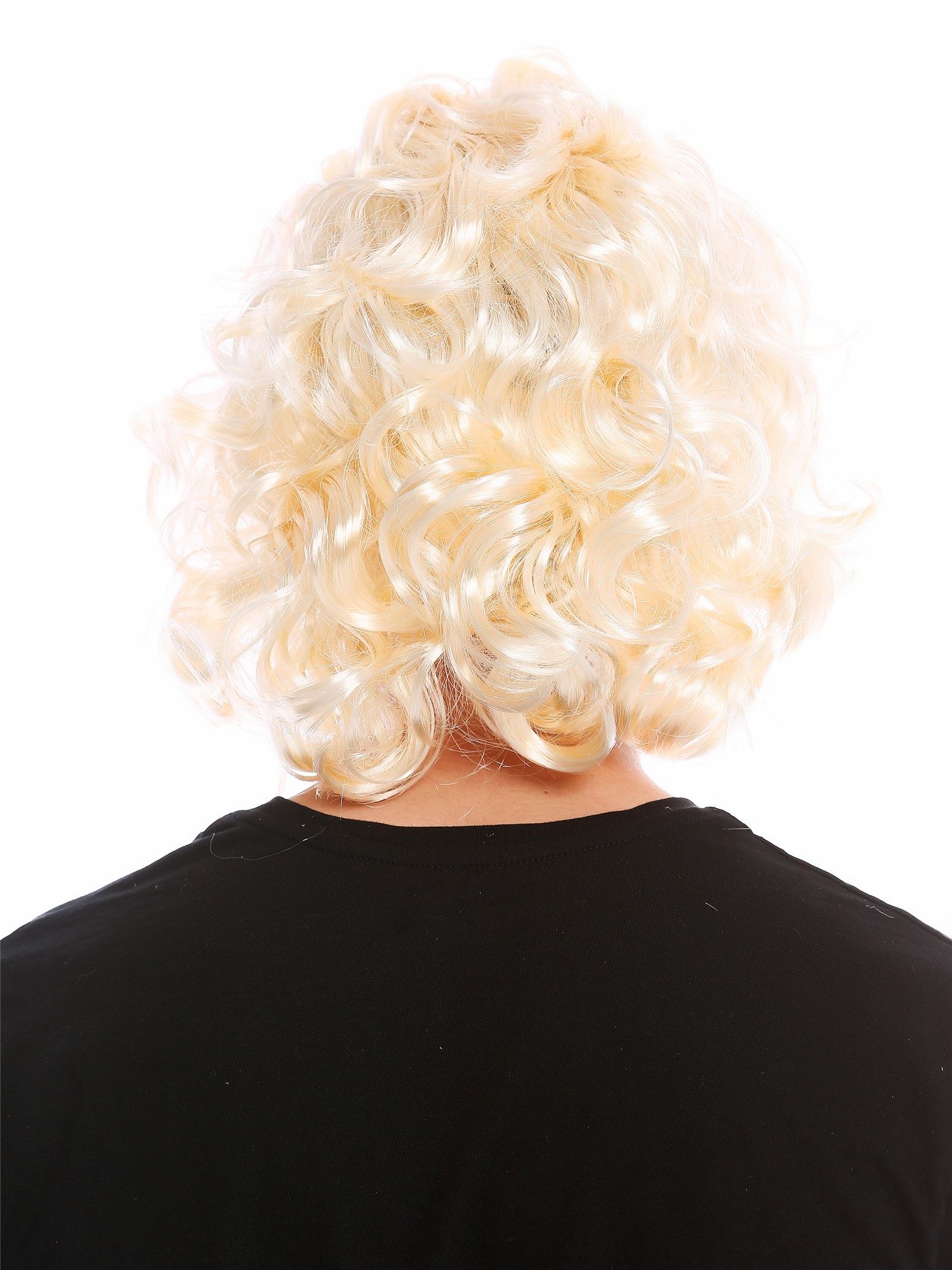 wellige Party Perücke Blond schulterlange Haare Unisex