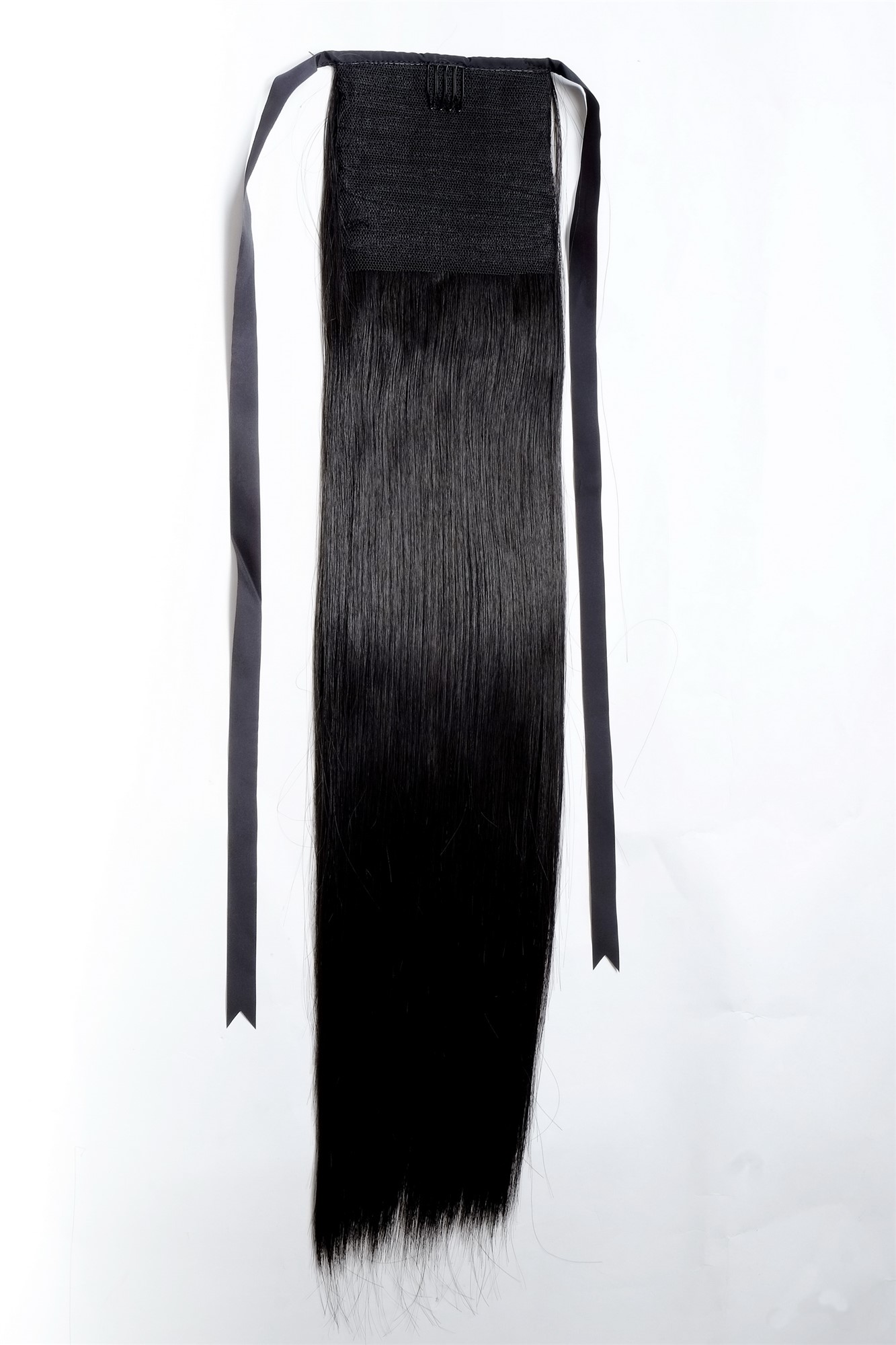 Hairpiece PONYTAIL extension long straight very light with ribbon and comb wrap around system brown, view 3, WIG ME UP: Your Perücken Online Shop Ponytails, dark brown, straight, long