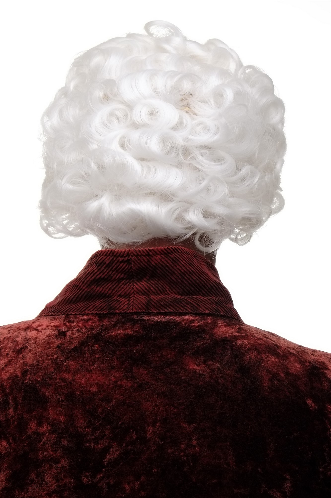 historic Wig Dancy Dress Theatre white curls Men Aristocrat Baroque Renaissance Casanova, view 4, WIG ME UP: Your Perücken Online Shop Quality Wigs, Men, blossom white, curled, short
