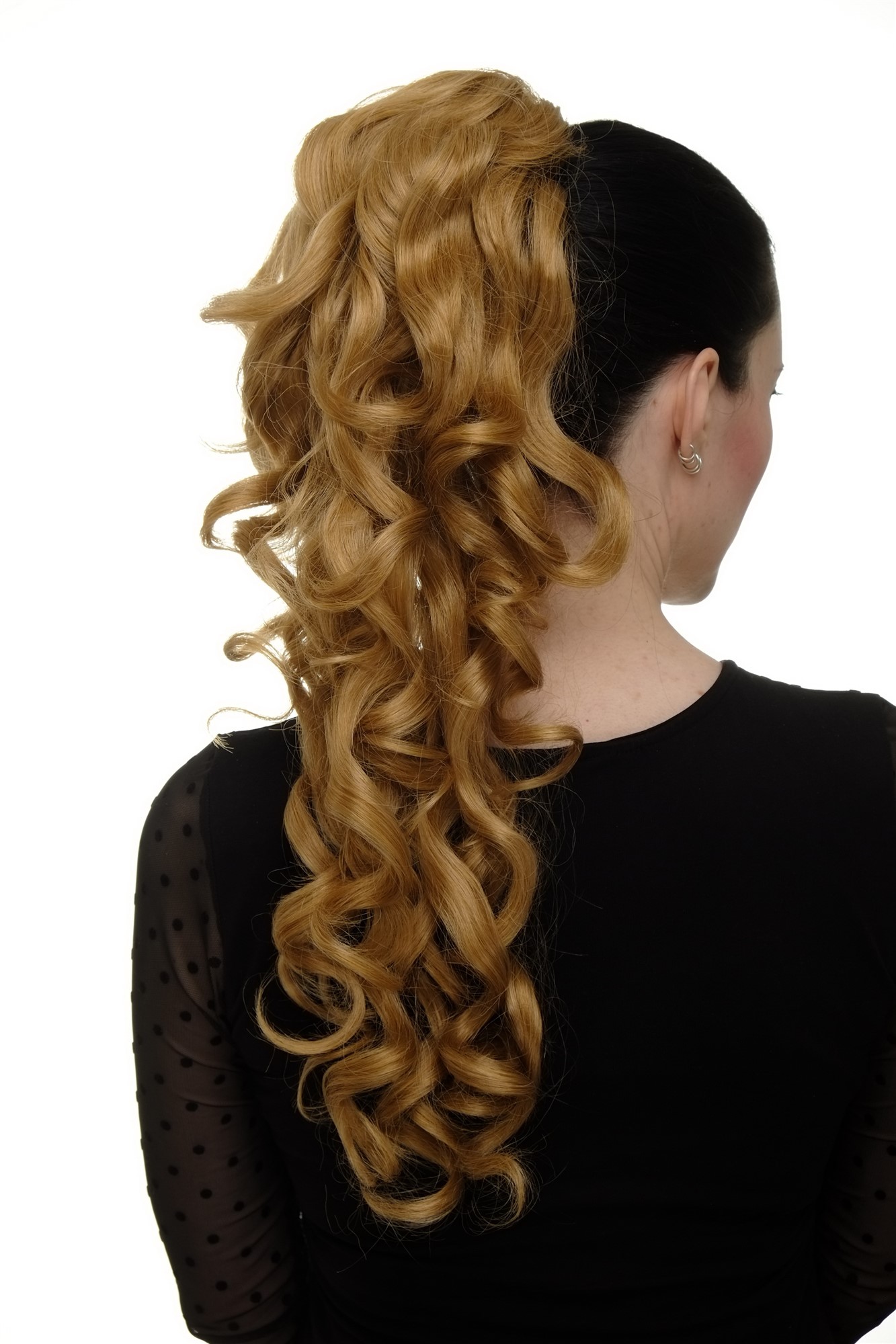 Hairpiece PONYTAIL with combs and elastic draw string curly voluminous very long gold blond 23 ", view 4, WIG ME UP: Your Perücken Online Shop Ponytails, golden blonde, curled, long