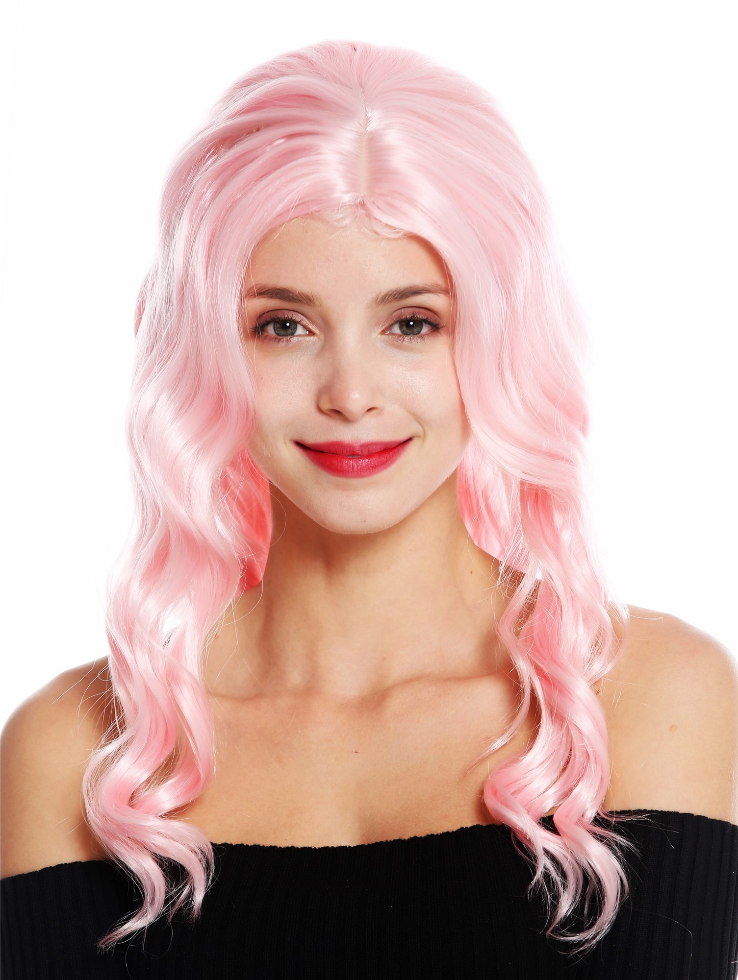 Quality Wigs, Ladies, light pink, straight, long