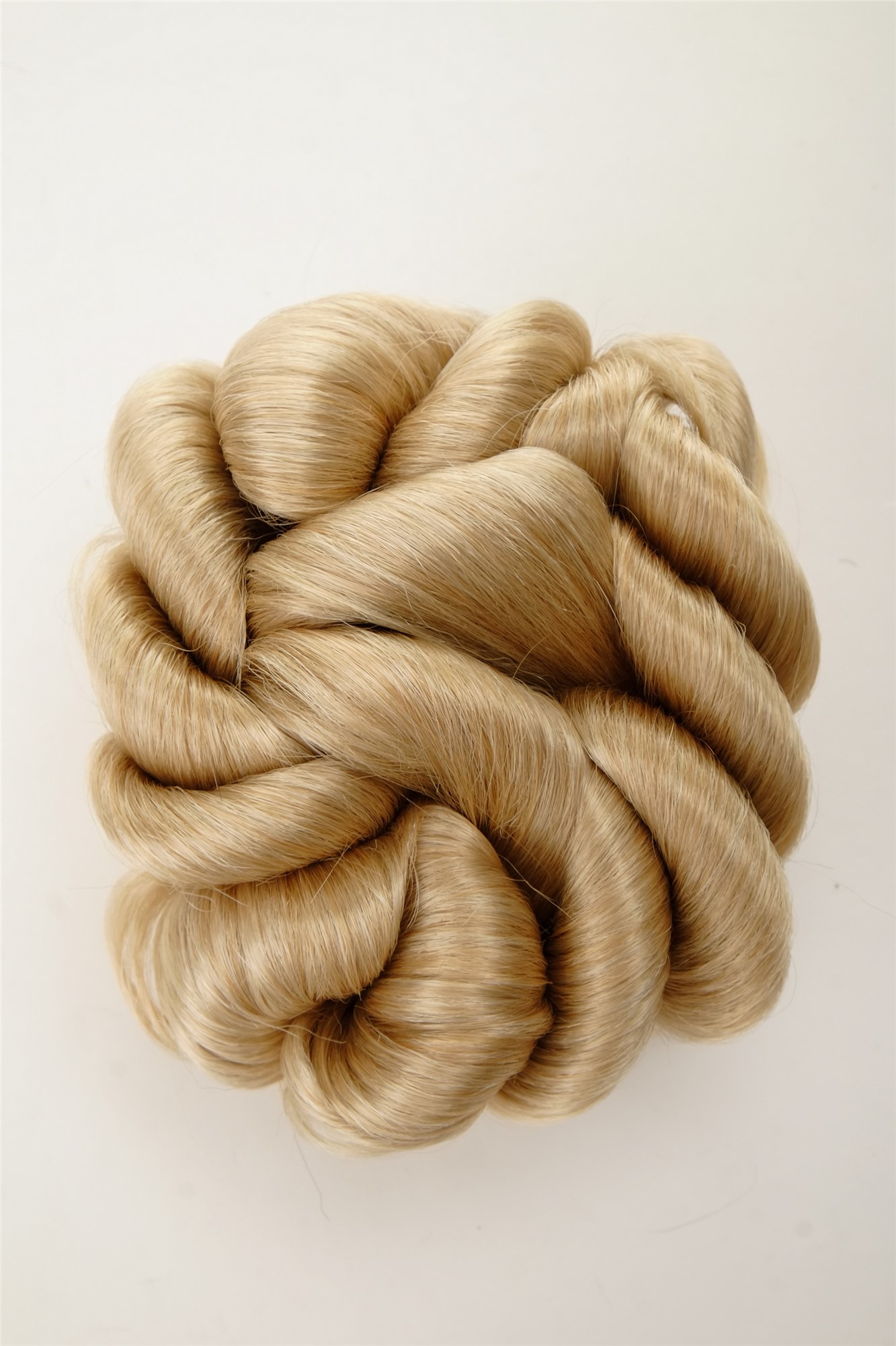 Dutt Haarknoten geflochten große Locken Blond-Mix N794-24BT613, Ansicht 5, WIG ME UP: Ihr Perücken Online Shop geflochtener Dutt Haarteil Goldblond-Platinblond-Mix