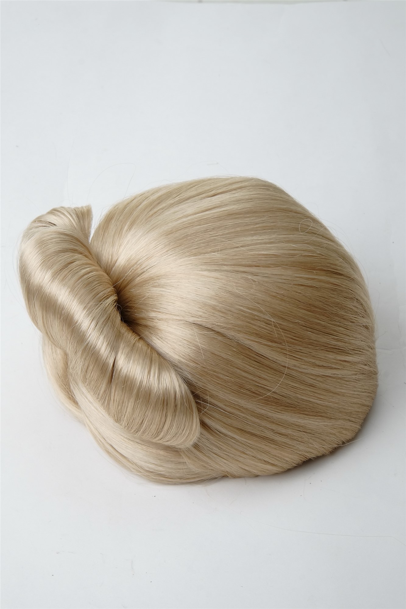 Haarknoten Dutt breit Dame Blond N792-26, Ansicht 3, WIG ME UP: Ihr Perücken Online Shop glatter Dutt Haarteil helles Goldblond