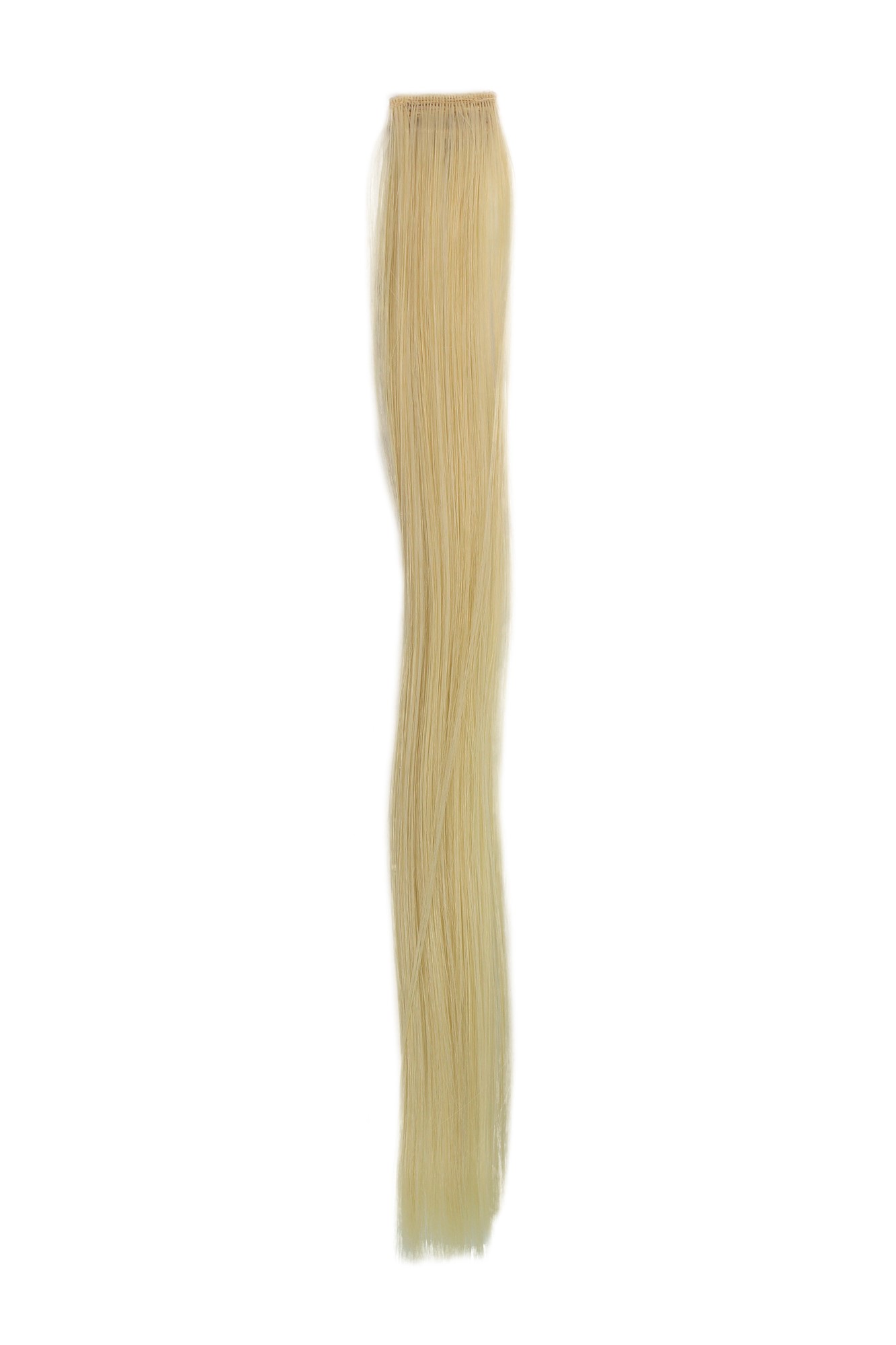 glatte Extensions Hellblond 45 cm lang