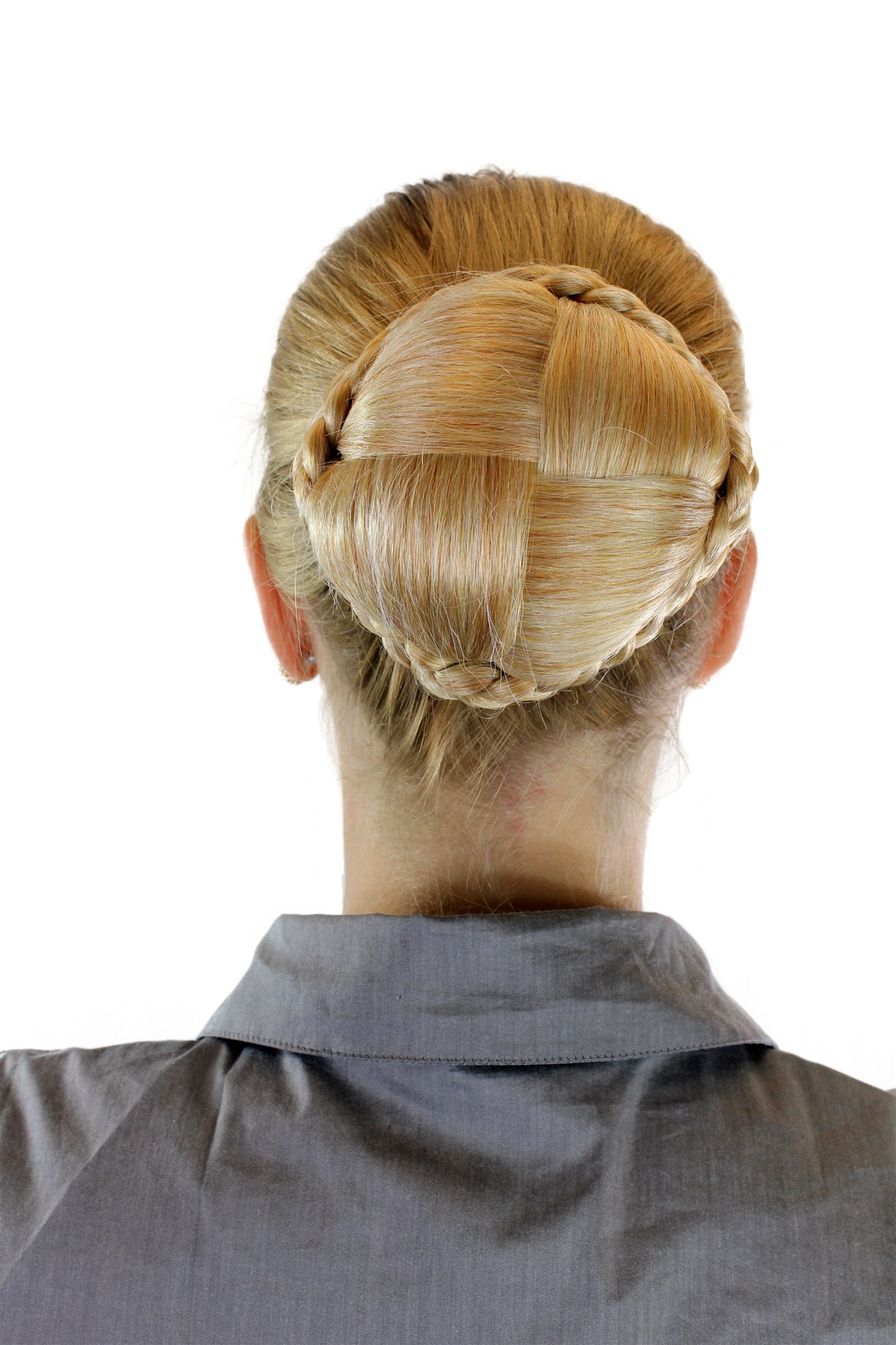 Haarteil geflochtener Haarknoten Dutt Blond N796-LG26, Ansicht 2, WIG ME UP: Ihr Perücken Online Shop geflochtener Dutt Haarteil Blond