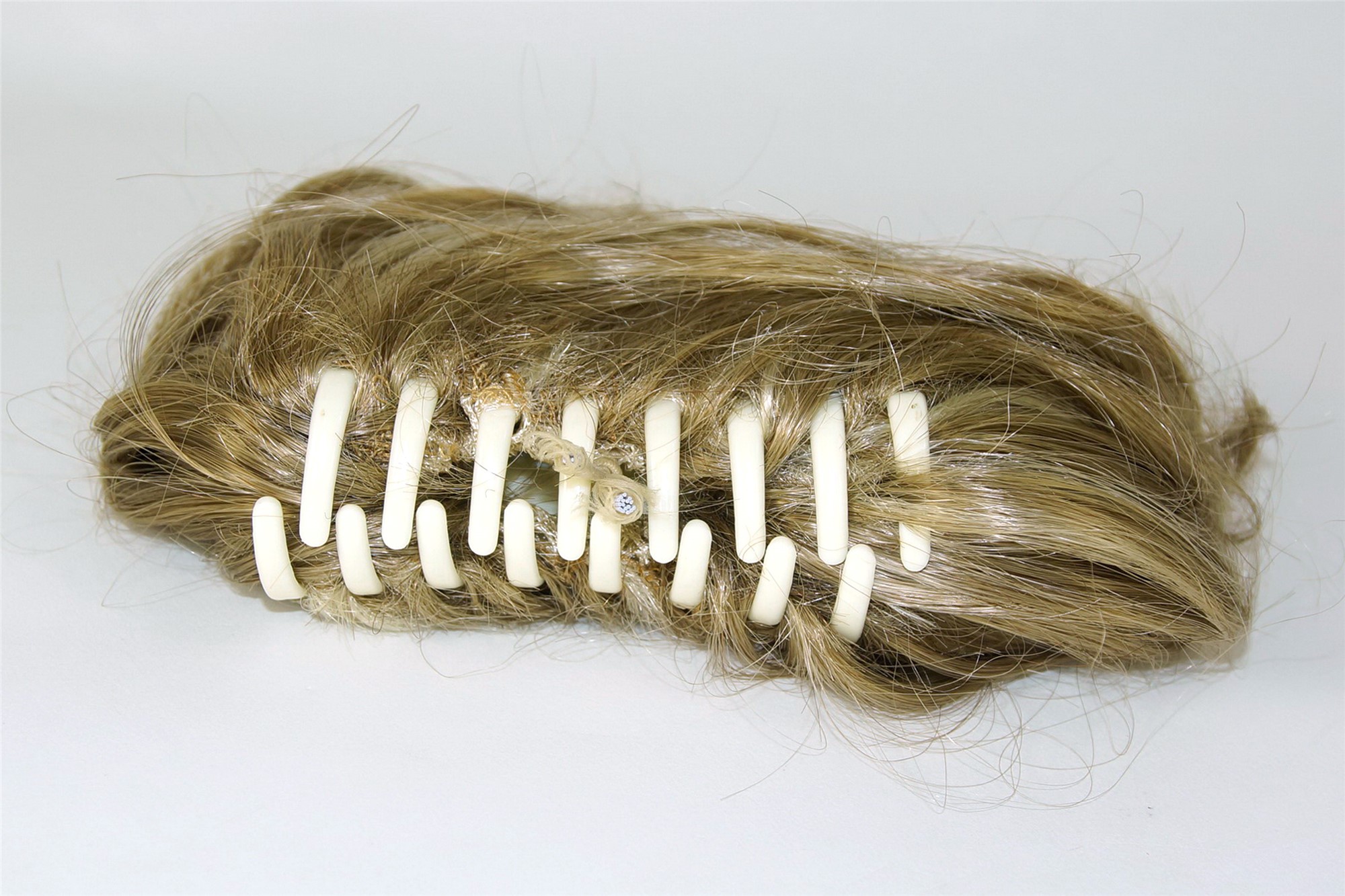 Hairpiece ponytail extension short voluminous curled curls light blond T6545-c, view 4, WIG ME UP: Your Perücken Online Shop Ponytails, blond mix, curled, short
