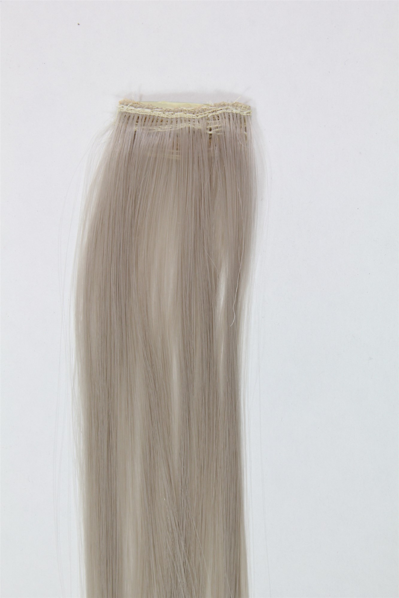 glatte Extensions Aschblond 45 cm lang