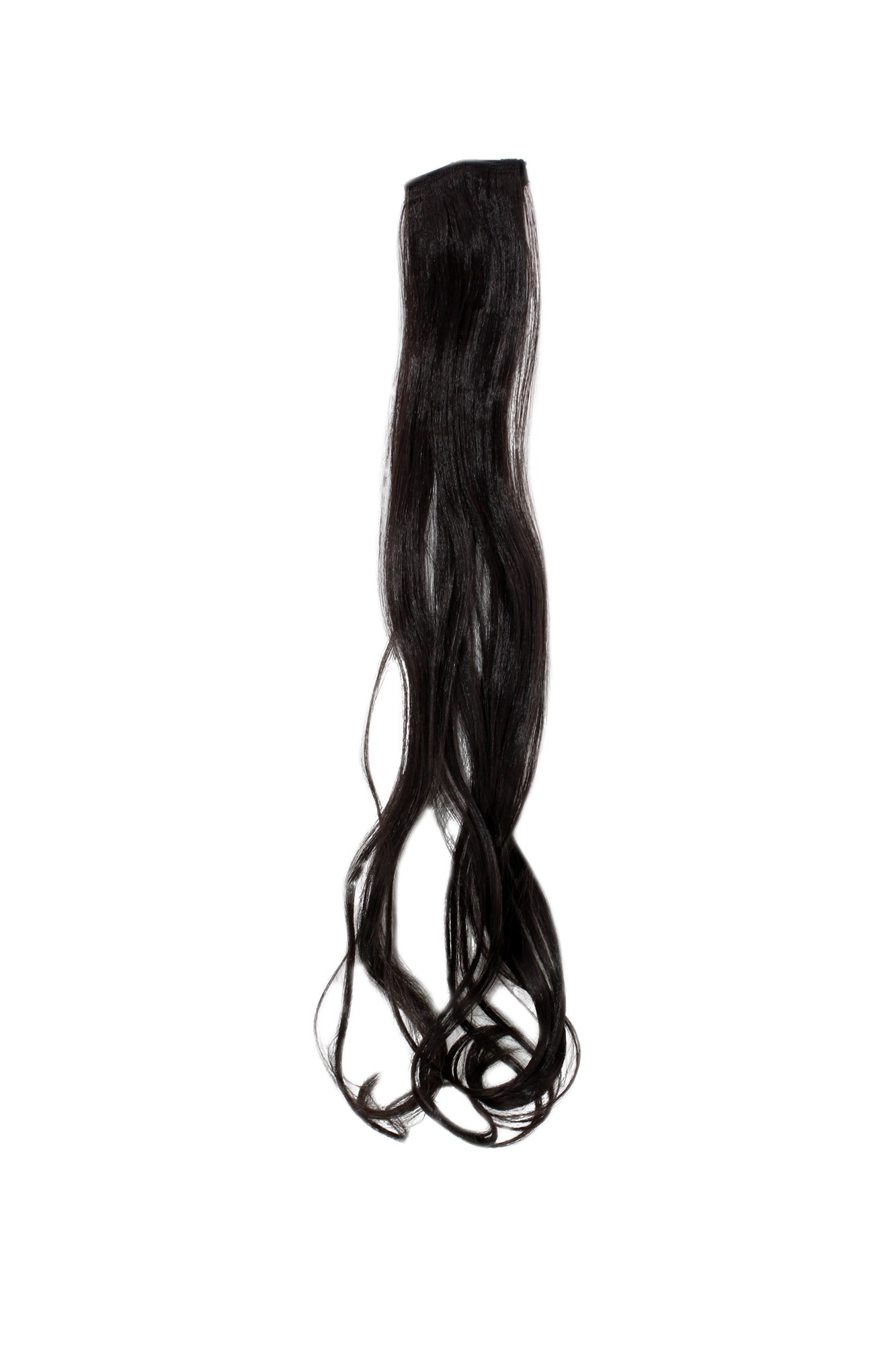 wellige Extensions Dunkelbraun 63 cm lang