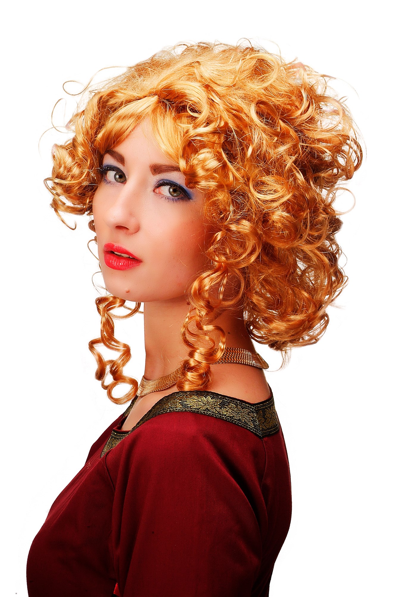 Party/Fancy Dress Lady WIG colonial BAROQUE princess spiral curls coils blond Anime Gothic Lolita, view 2, WIG ME UP: Your Perücken Online Shop Party Wig, Ladies, Blonde, curled, shoulder-length